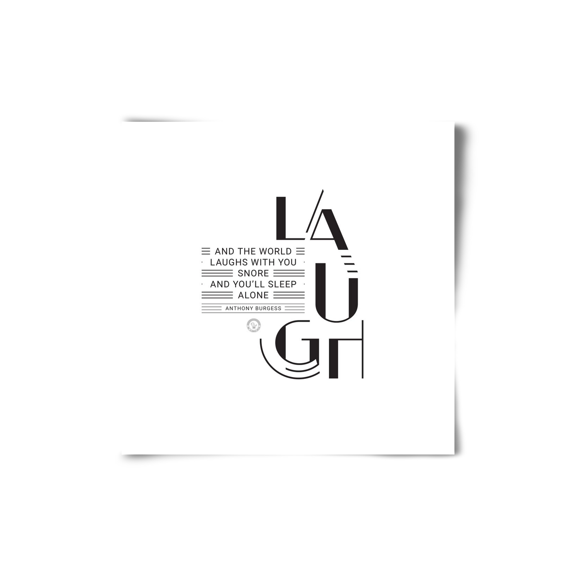 Laugh, 20x20 cm, Keret nélkül