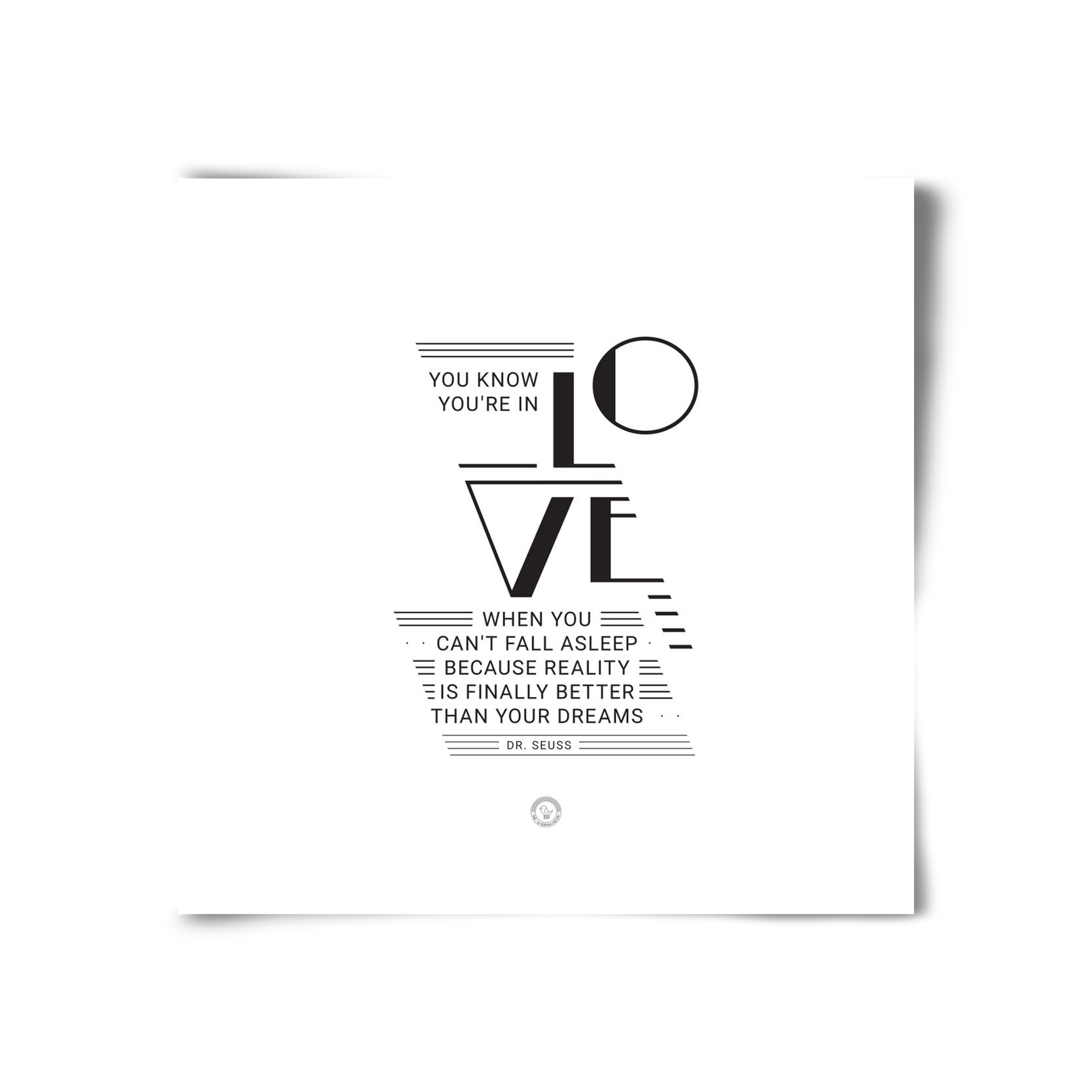 Love, 30x30 cm, Keret nélkül