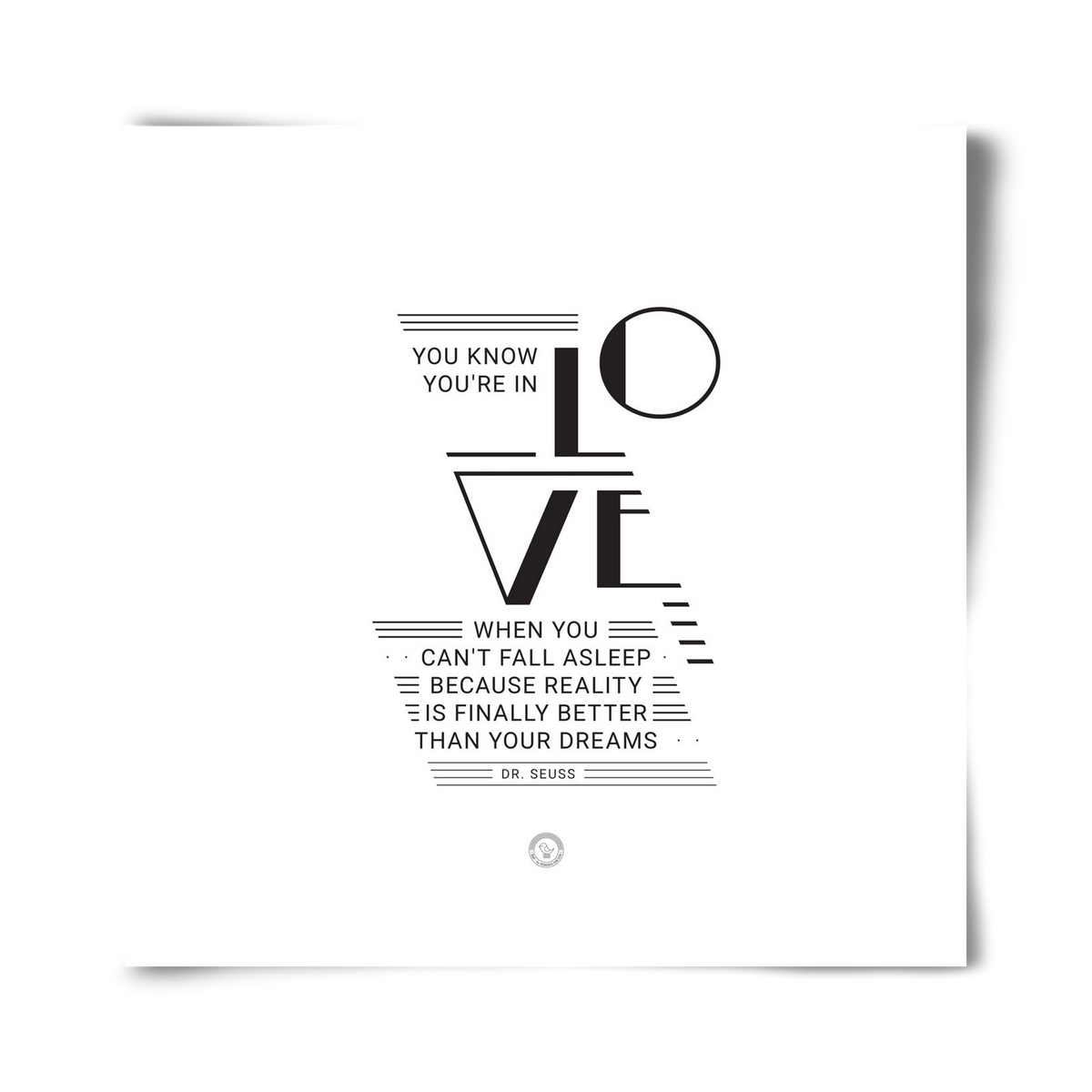 Love, 40x40 cm, Keret nélkül