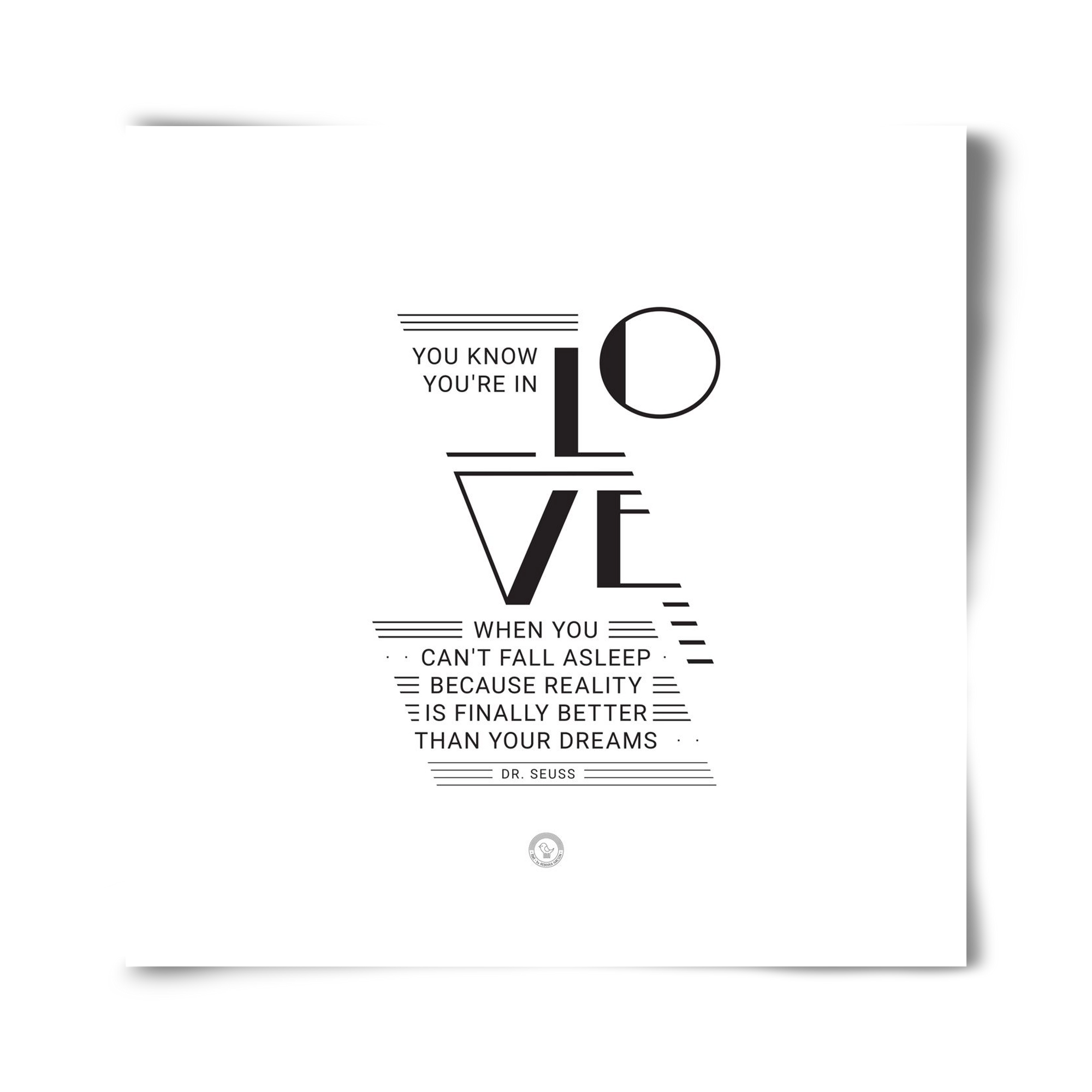 Love, 40x40 cm, Keret nélkül