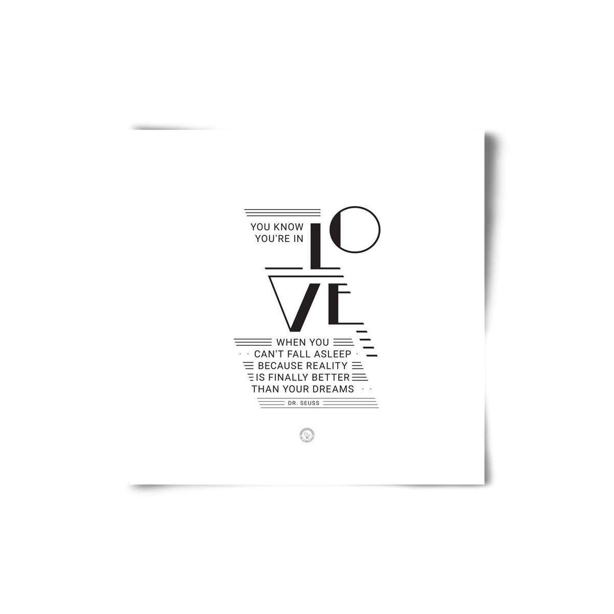 Love, 20x20 cm, Keret nélkül