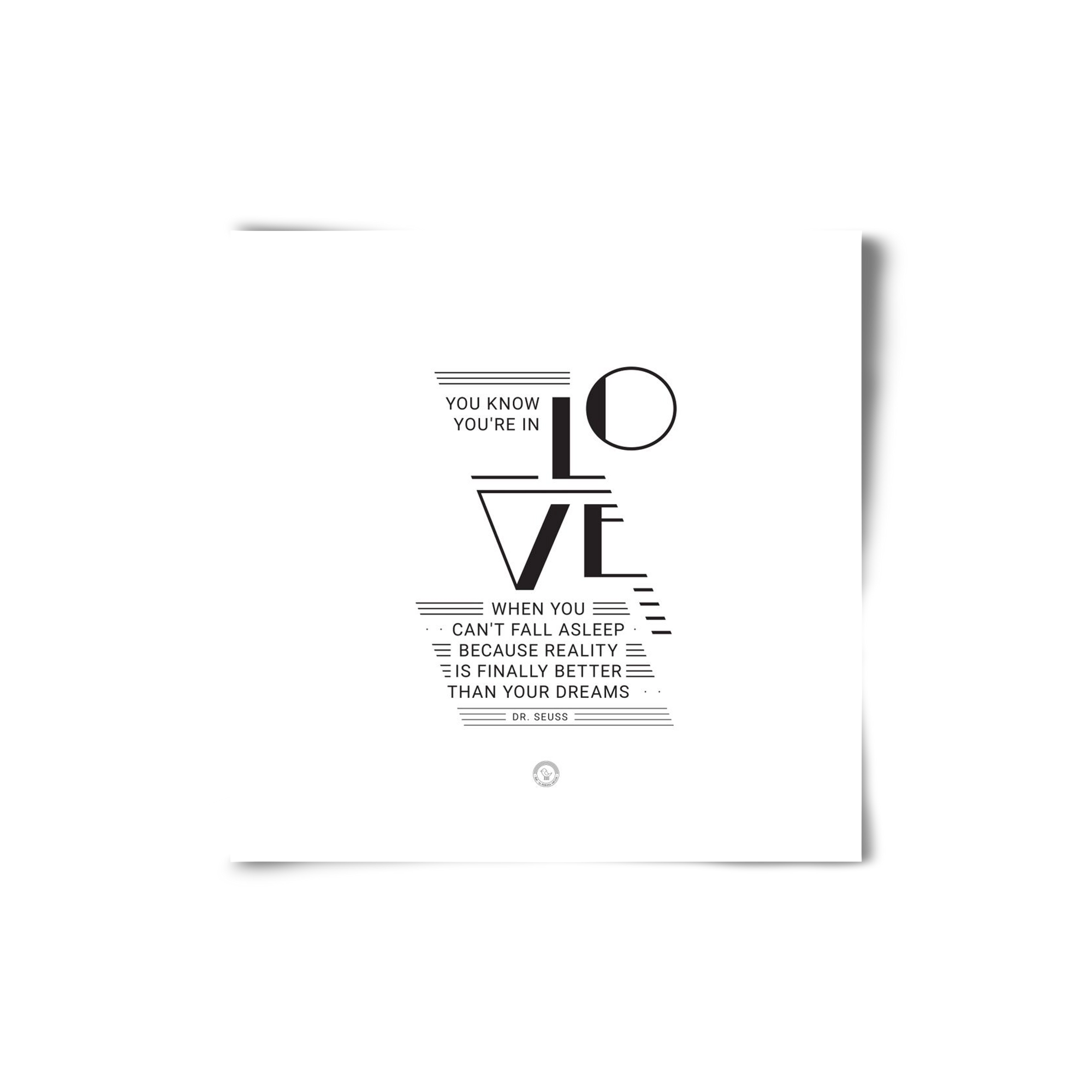 Love, 20x20 cm, Keret nélkül