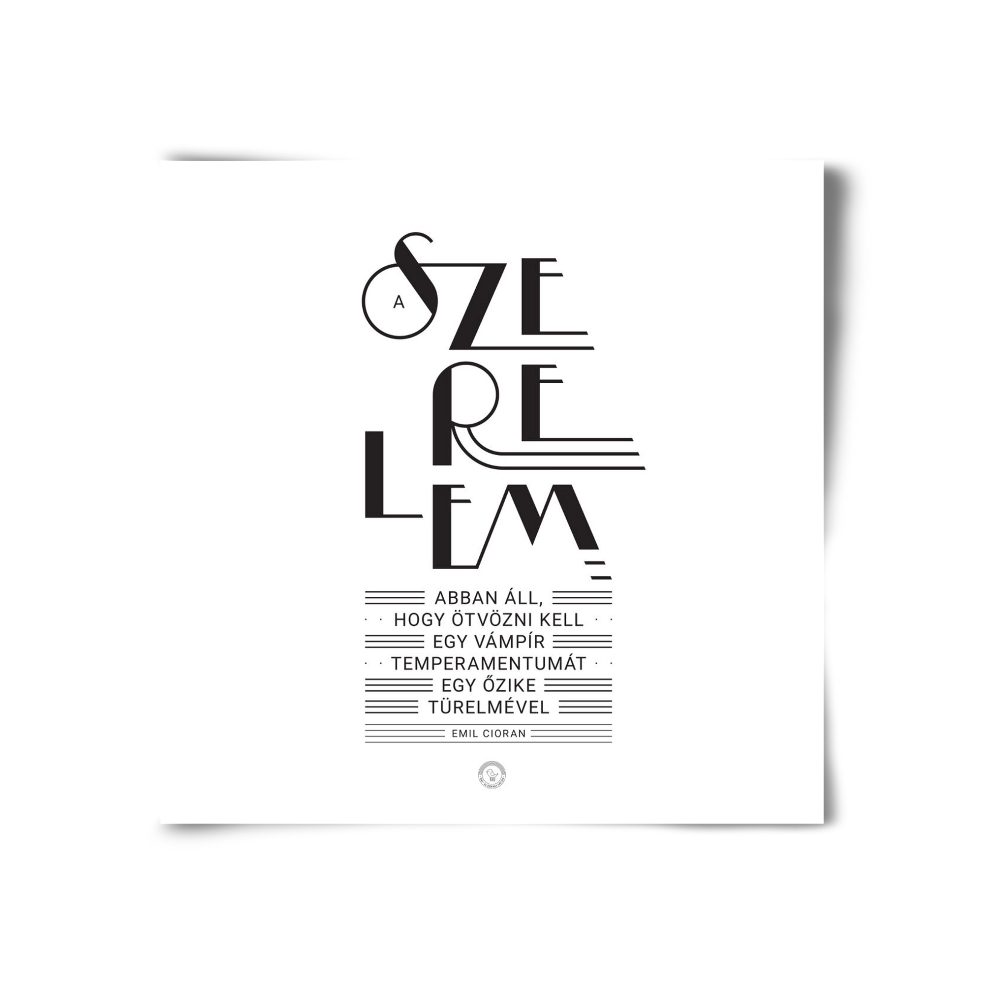 Szerelem, 30x30 cm, Keret nélkül