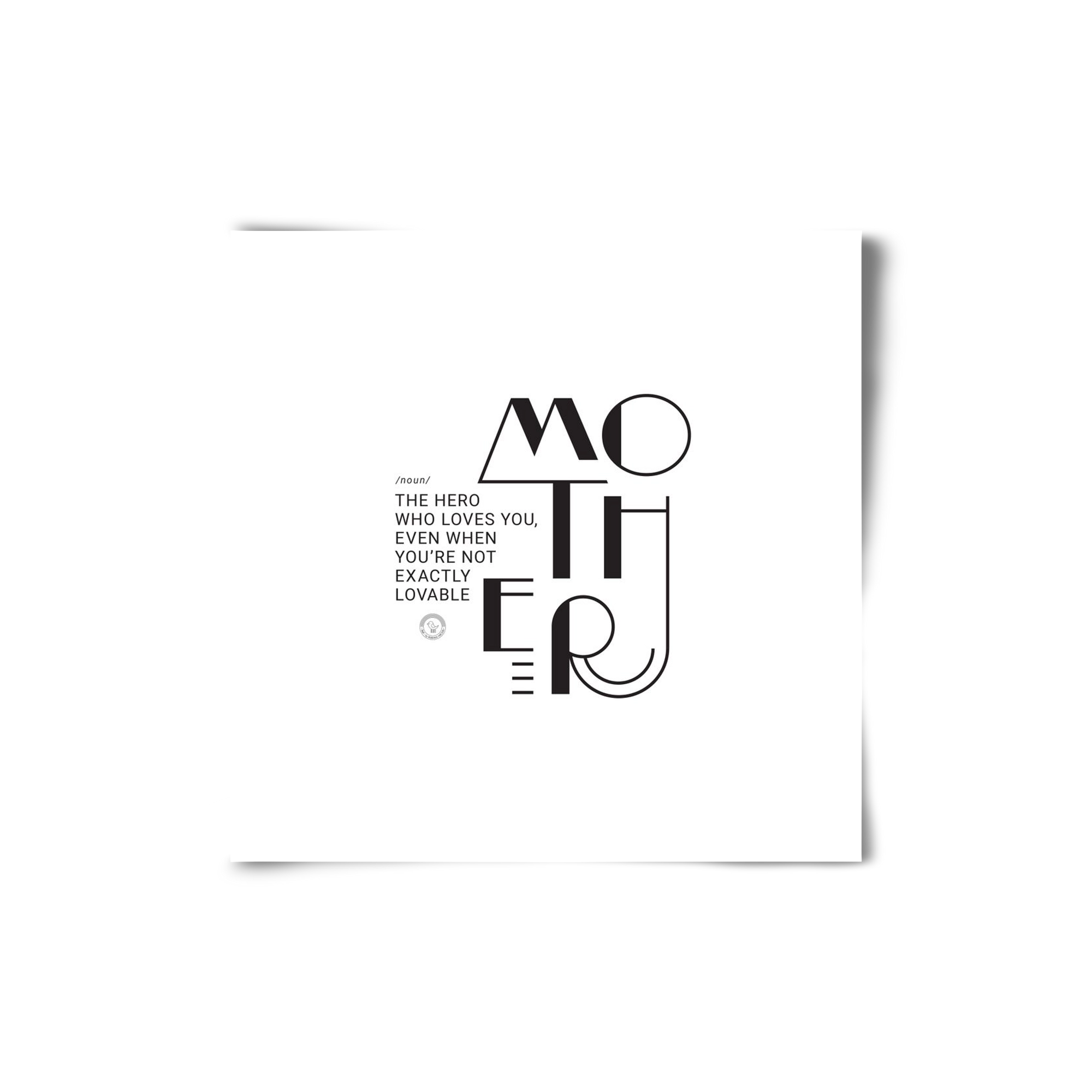 Mother_01, 20x20 cm, Keret nélkül