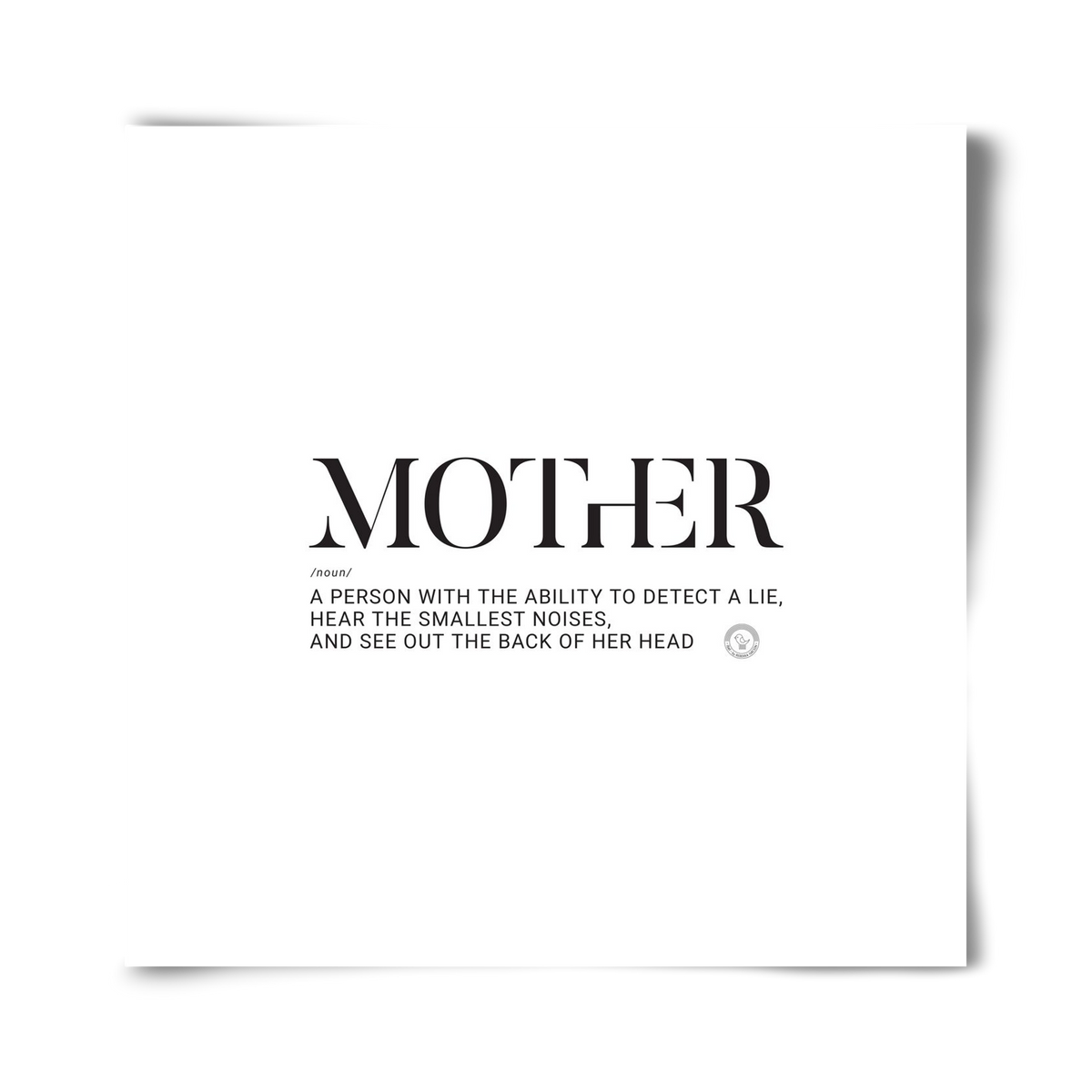 Mother_02, 40x40 cm, Keret nélkül