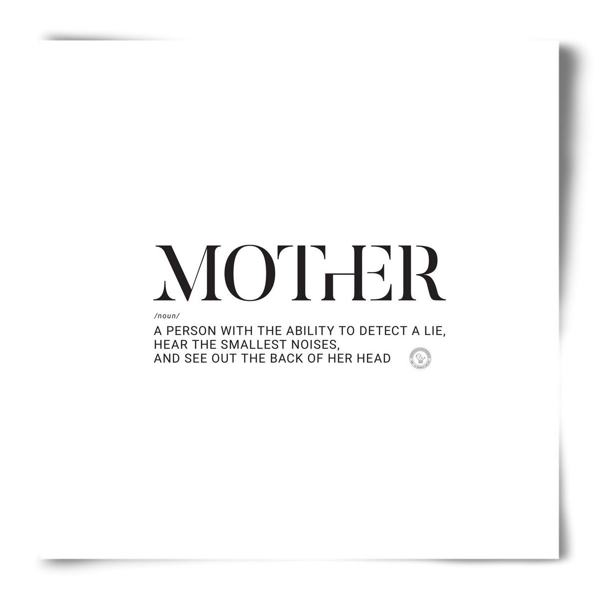 Mother_02, 50x50 cm, Keret nélkül