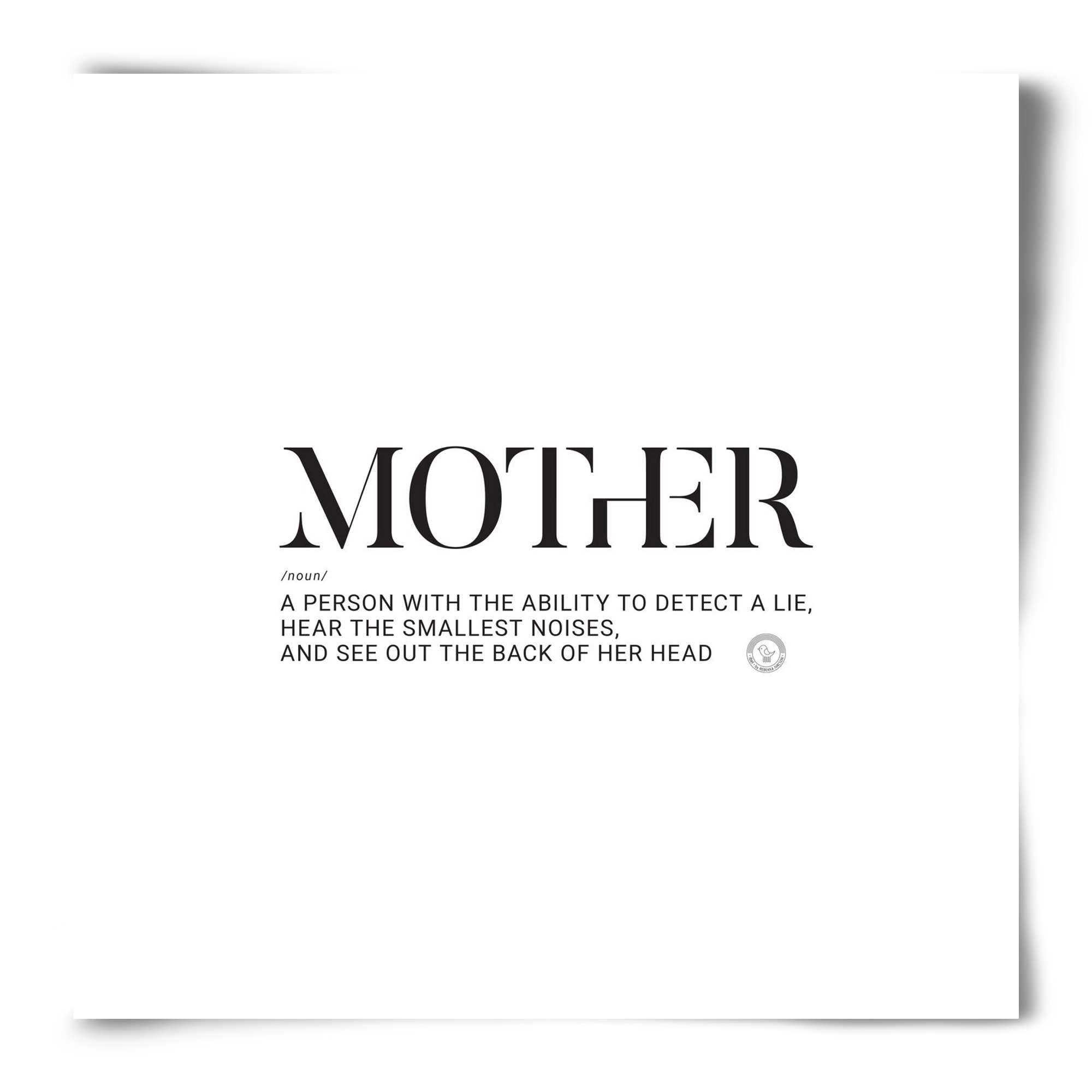Mother_02, 50x50 cm, Keret nélkül