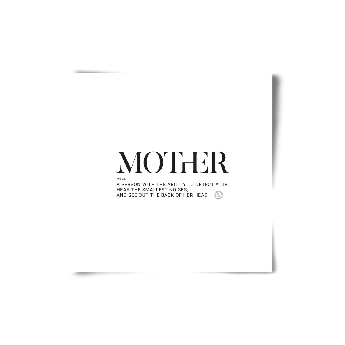 Mother_02, 20x20 cm, Keret nélkül