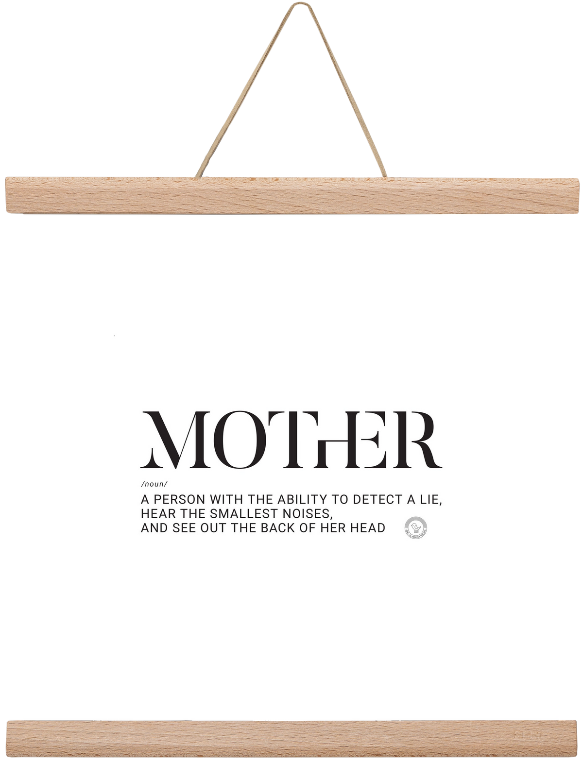 Mother_02, 30x30 cm (30x30 cm), Tölgy akasztó