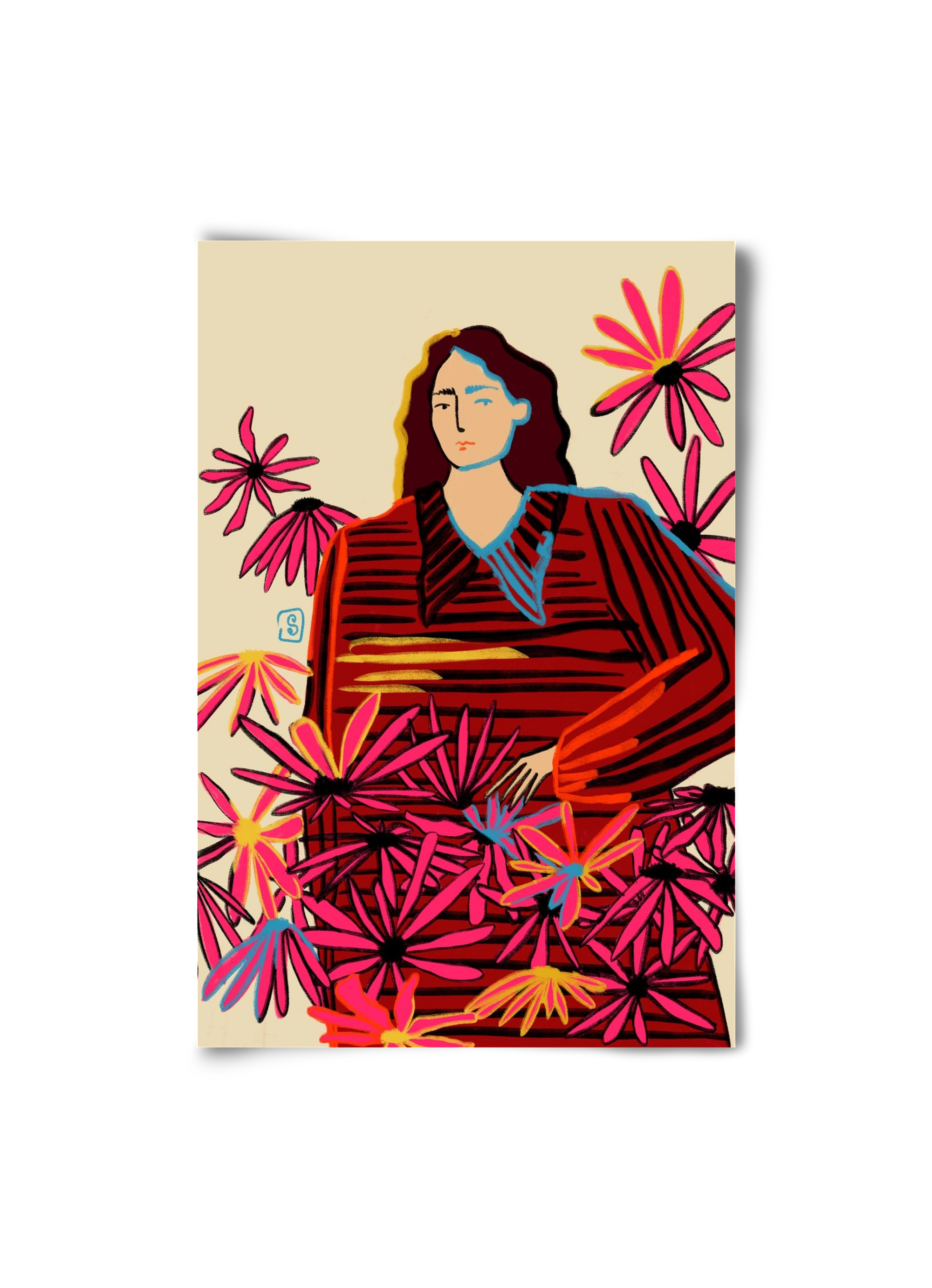 FLORAL DREAM, 20x30 cm, Keret nélkül