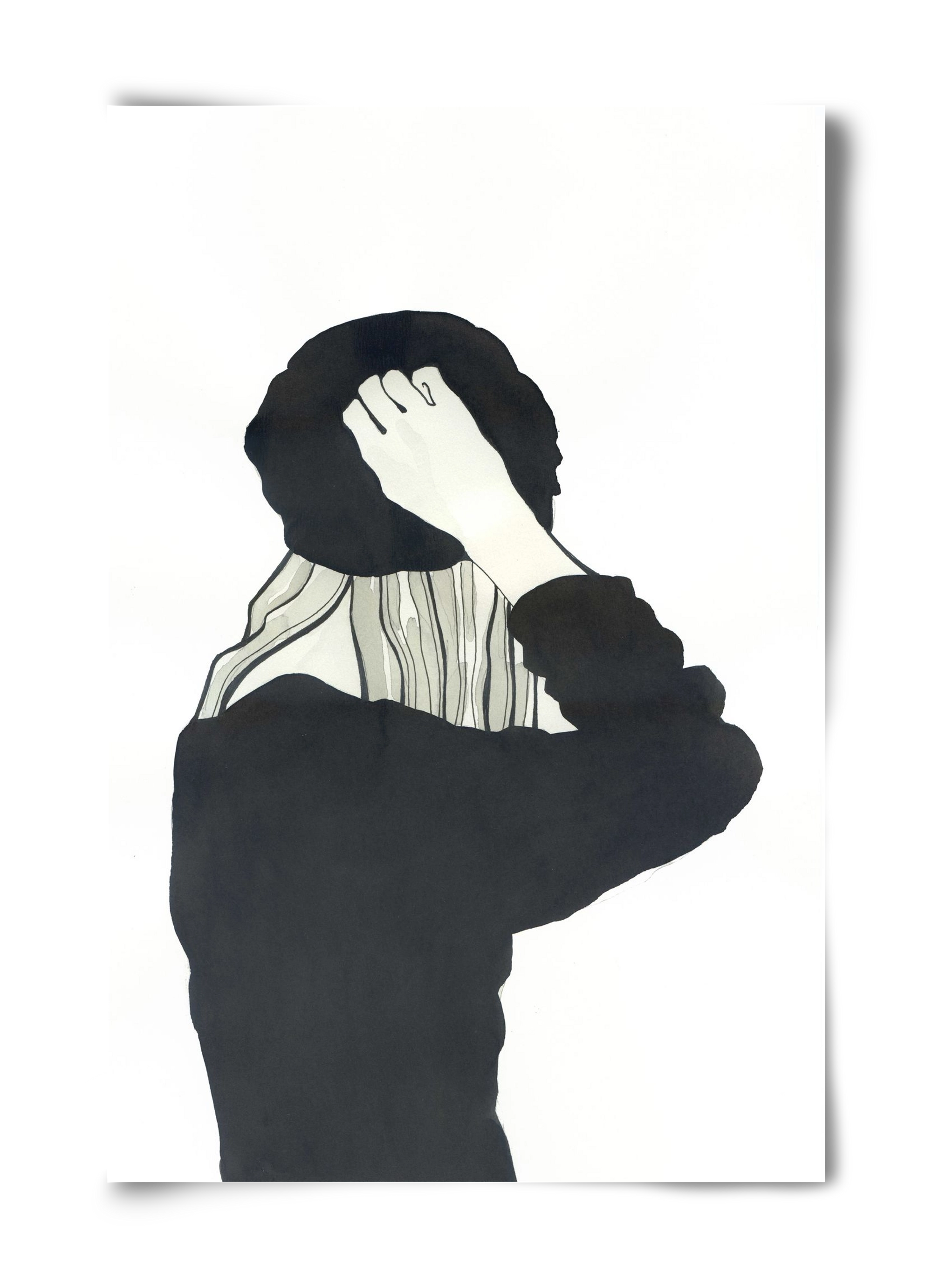 In Black, 40x60 cm, Keret nélkül