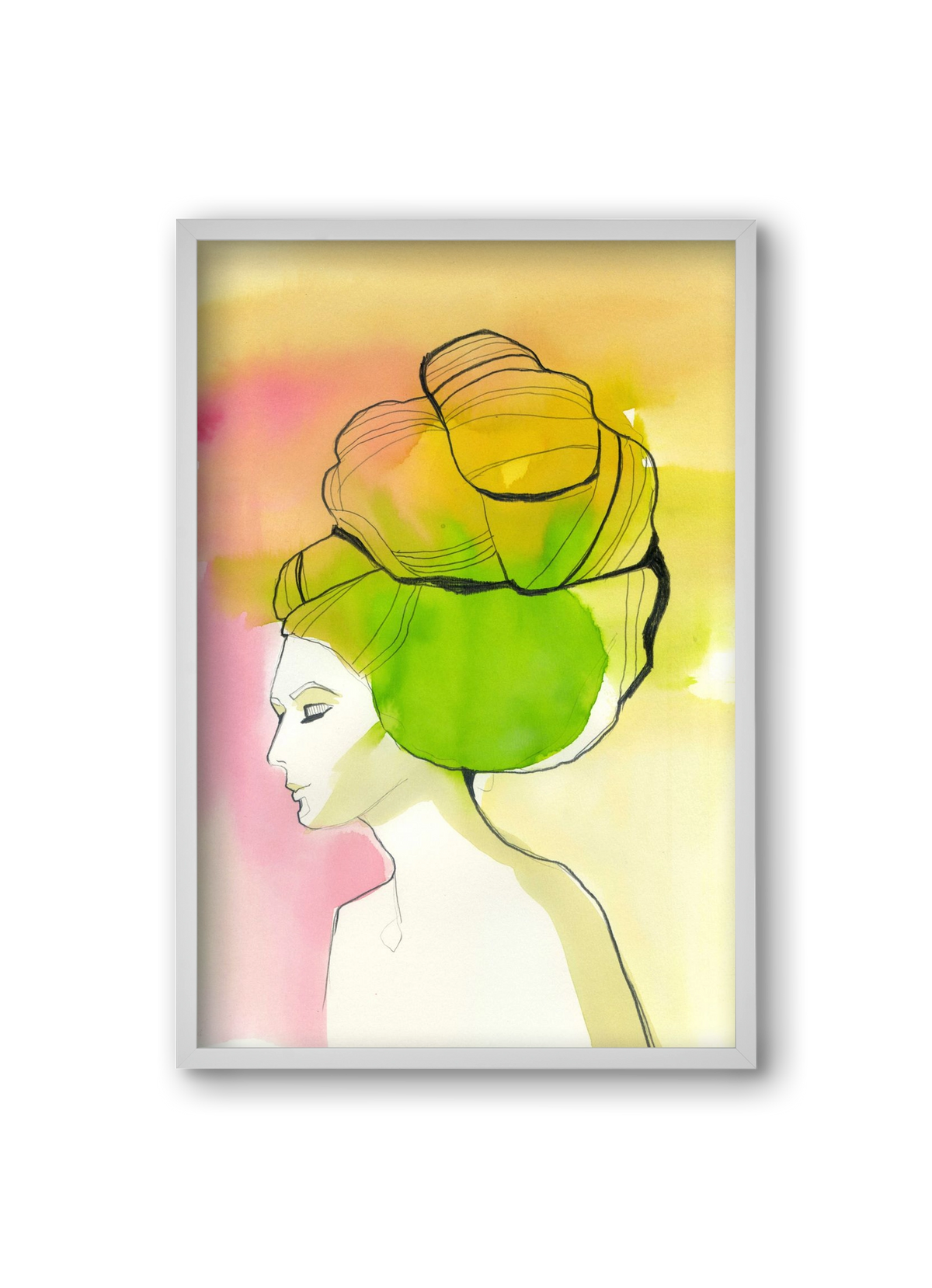 Autumn, 20x30 cm (20x30 cm), Fehér keret