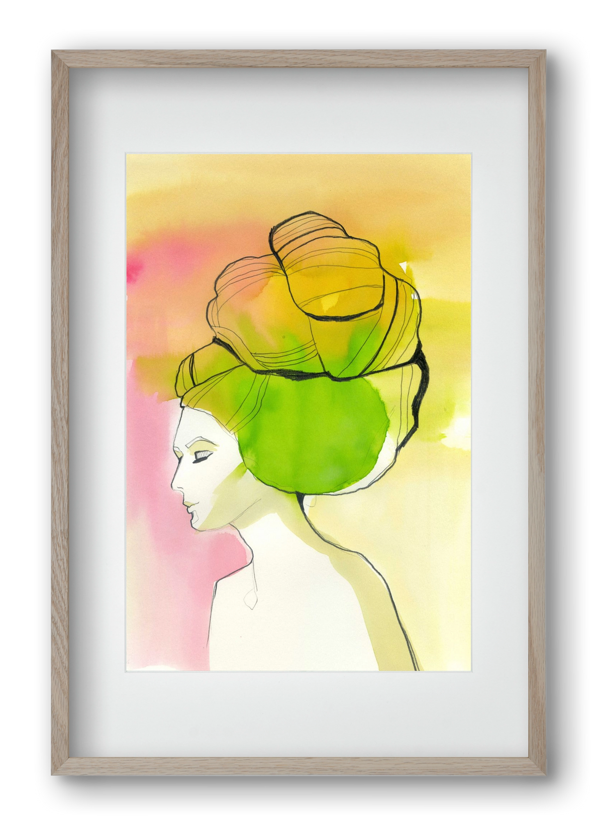 Autumn, 40x60 cm (30x45 cm), Tölgy keret, paszpartuval