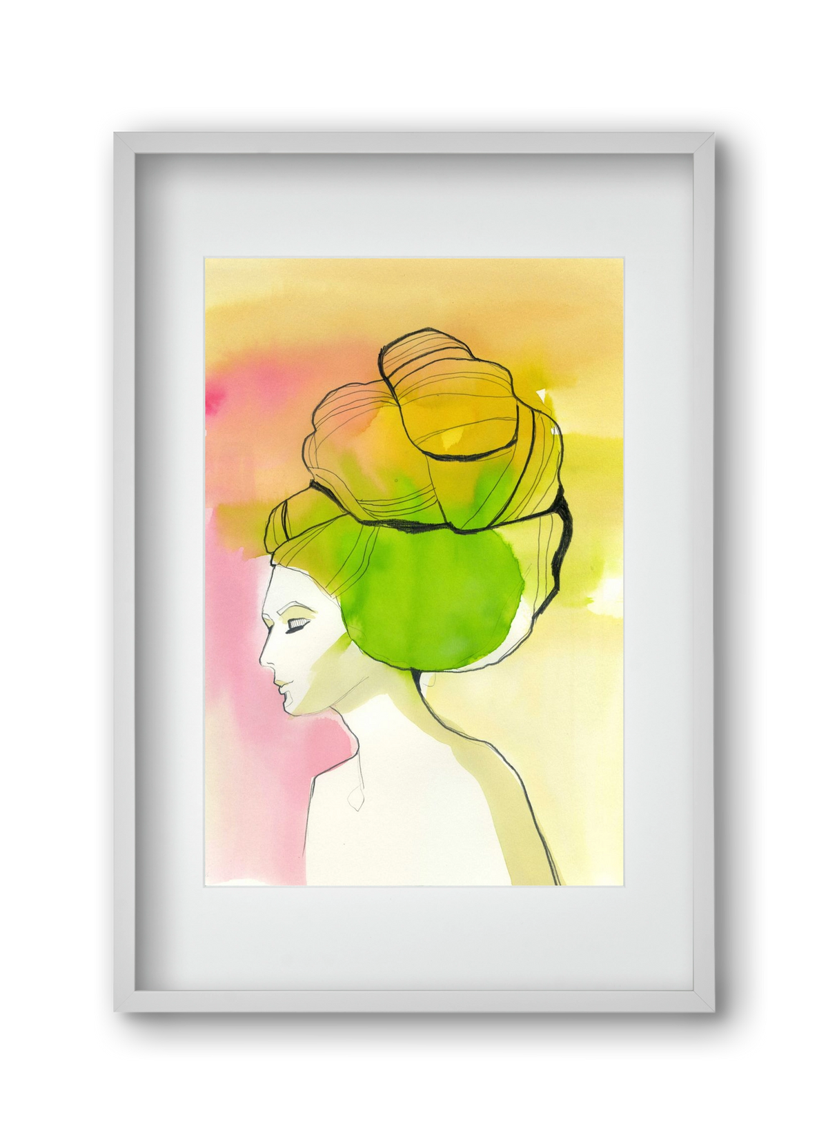 Autumn, 30x45 cm (20x30 cm), Fehér keret, paszpartuval