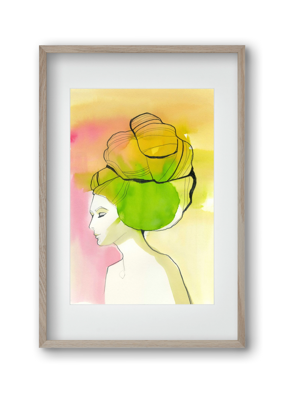 Autumn, 30x45 cm (20x30 cm), Tölgy keret, paszpartuval