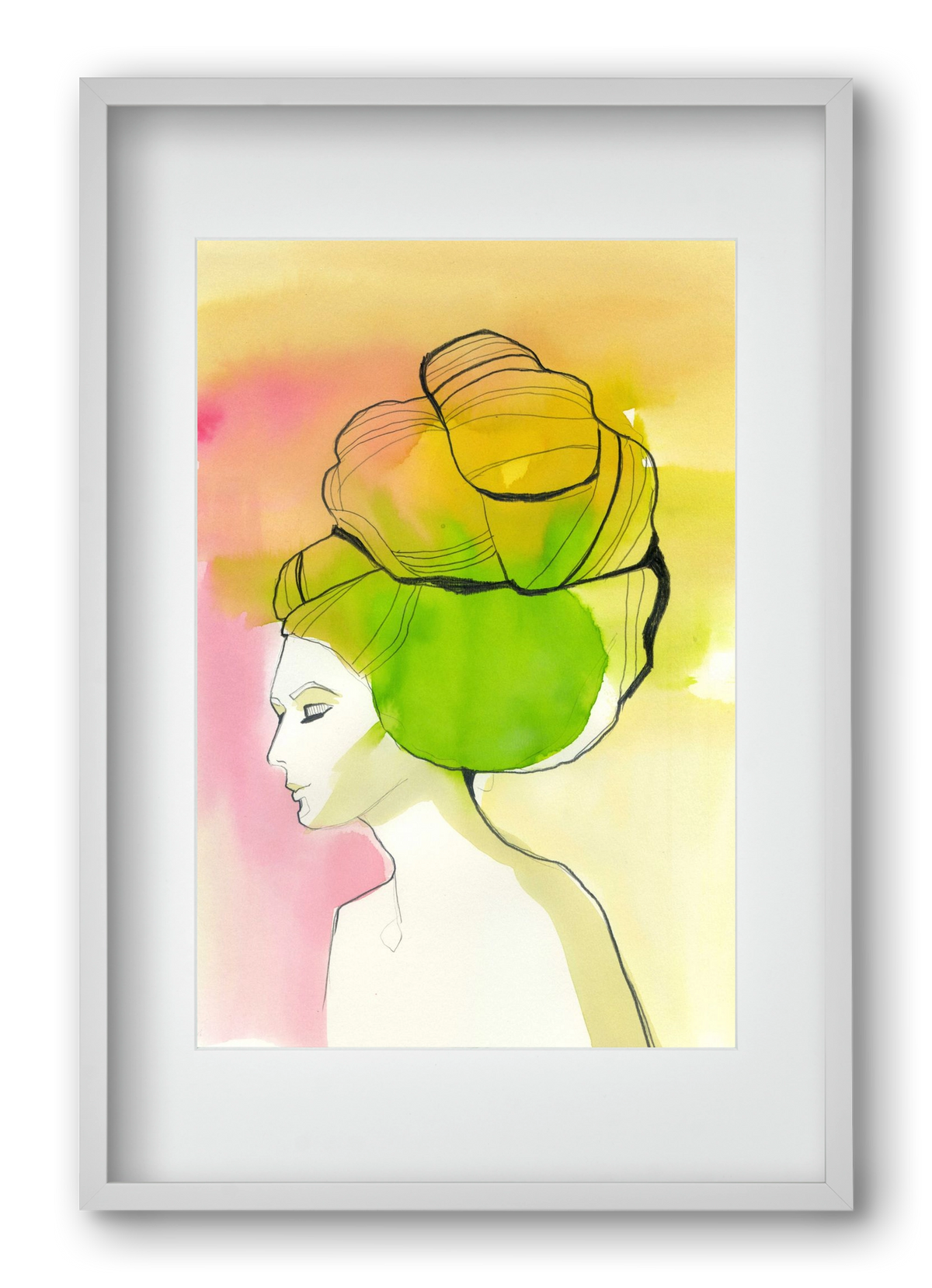 Autumn, 40x60 cm (30x45 cm), Fehér keret, paszpartuval