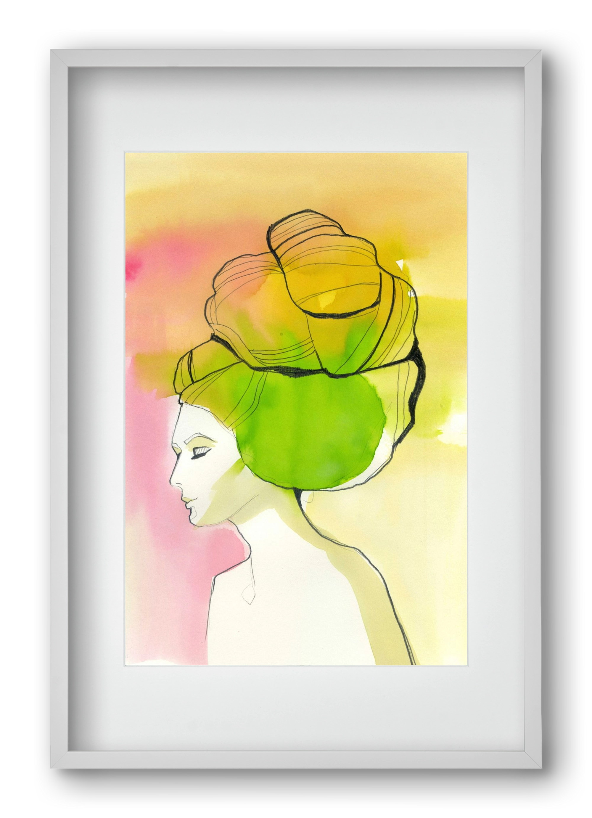 Autumn, 40x60 cm (30x45 cm), Fehér keret, paszpartuval