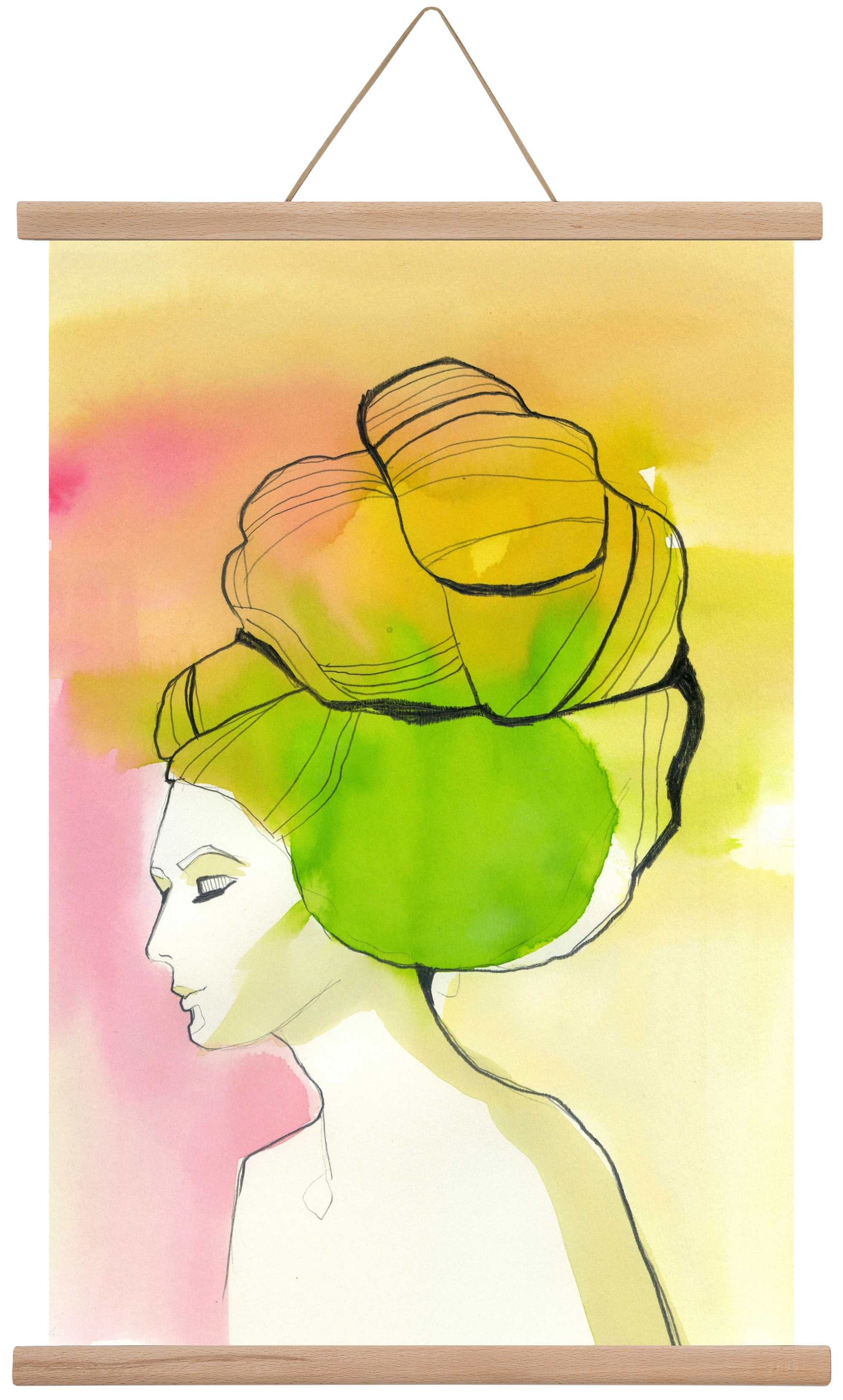 Autumn, 40x60 cm (40x60 cm), Tölgy akasztó