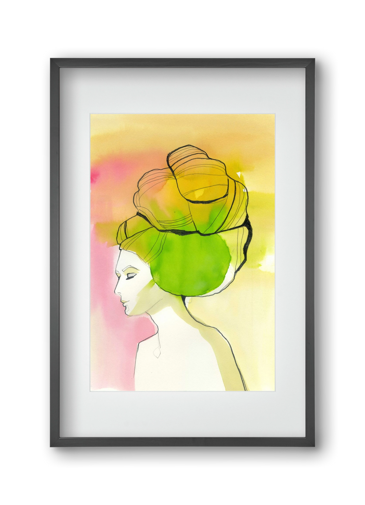 Autumn, 30x45 cm (20x30 cm), Fekete keret, paszpartuval