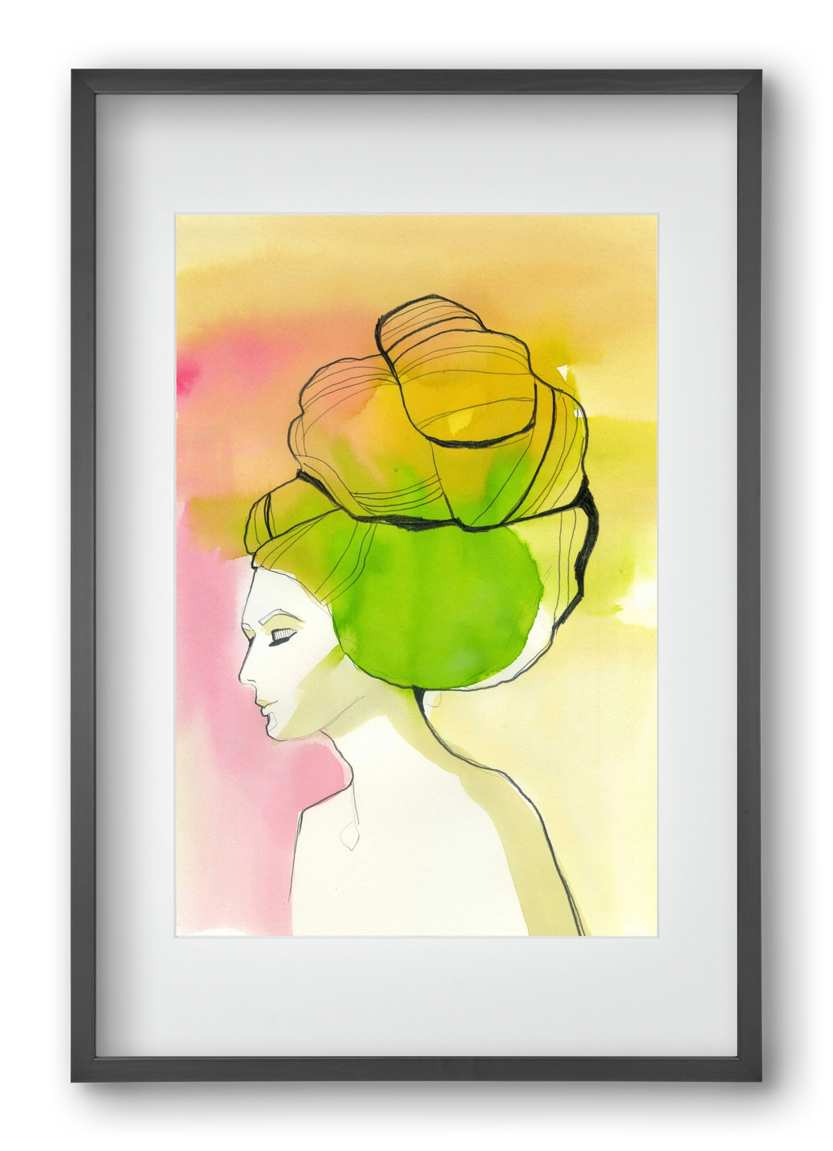 Autumn, 40x60 cm (30x45 cm), Fekete keret, paszpartuval