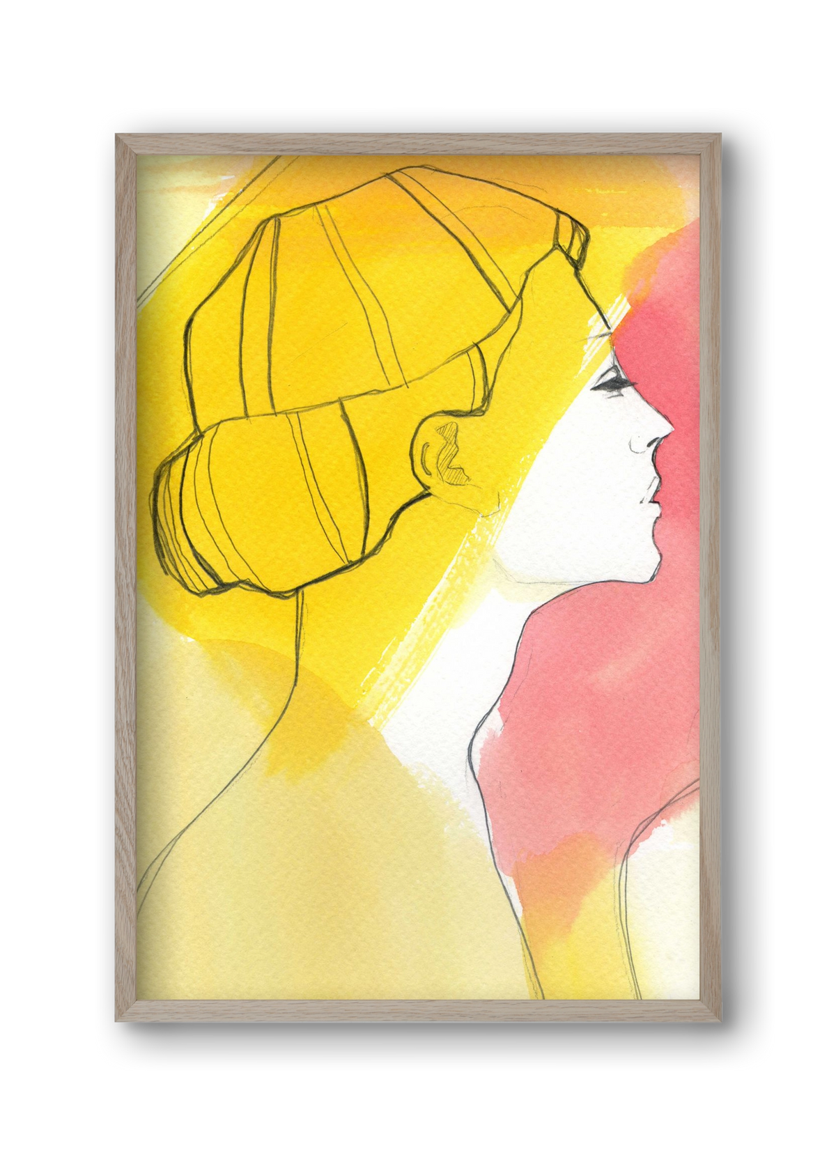 Summer, 30x45 cm (30x45 cm), Tölgy keret