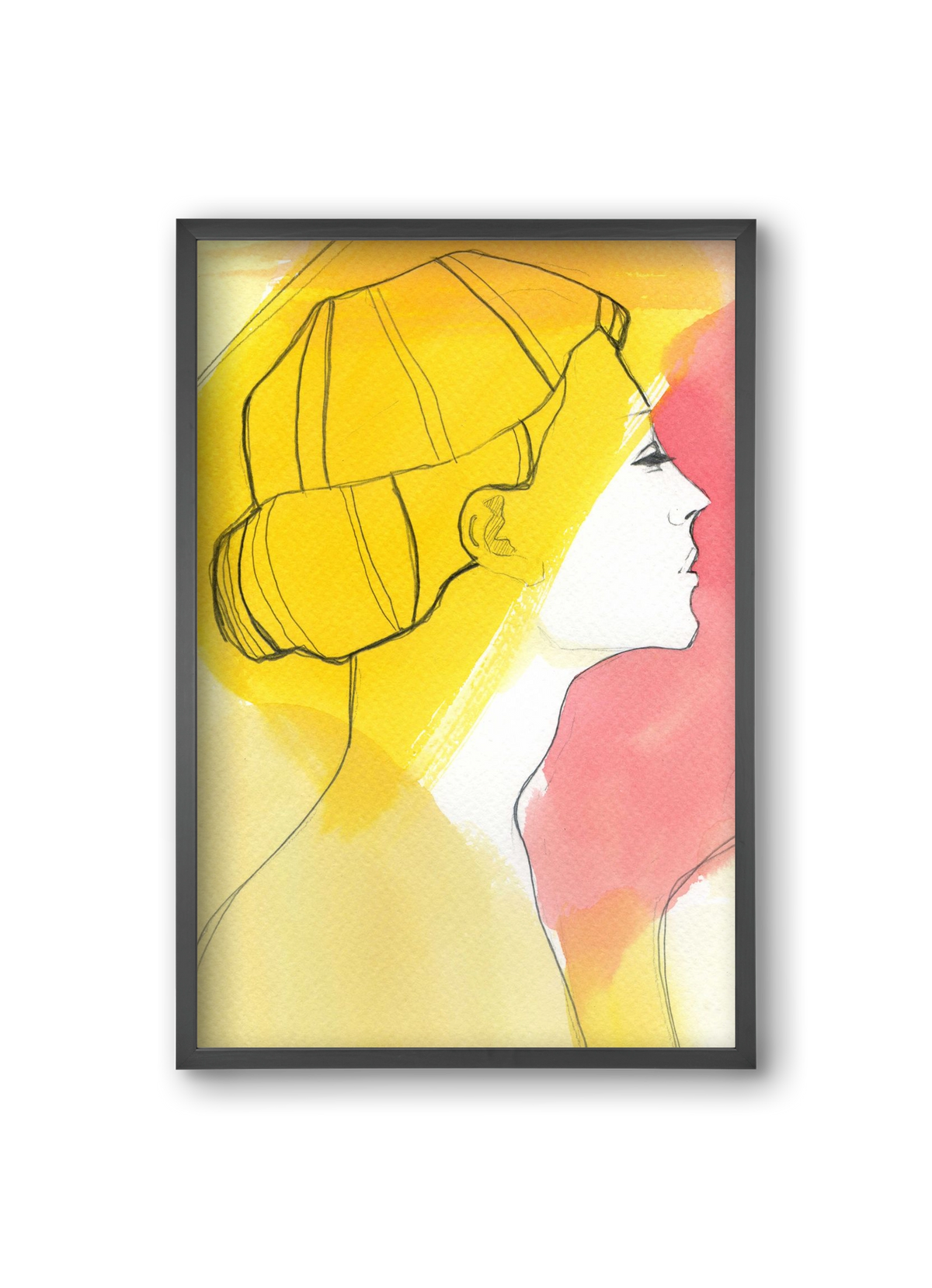 Summer, 20x30 cm (20x30 cm), Fekete keret