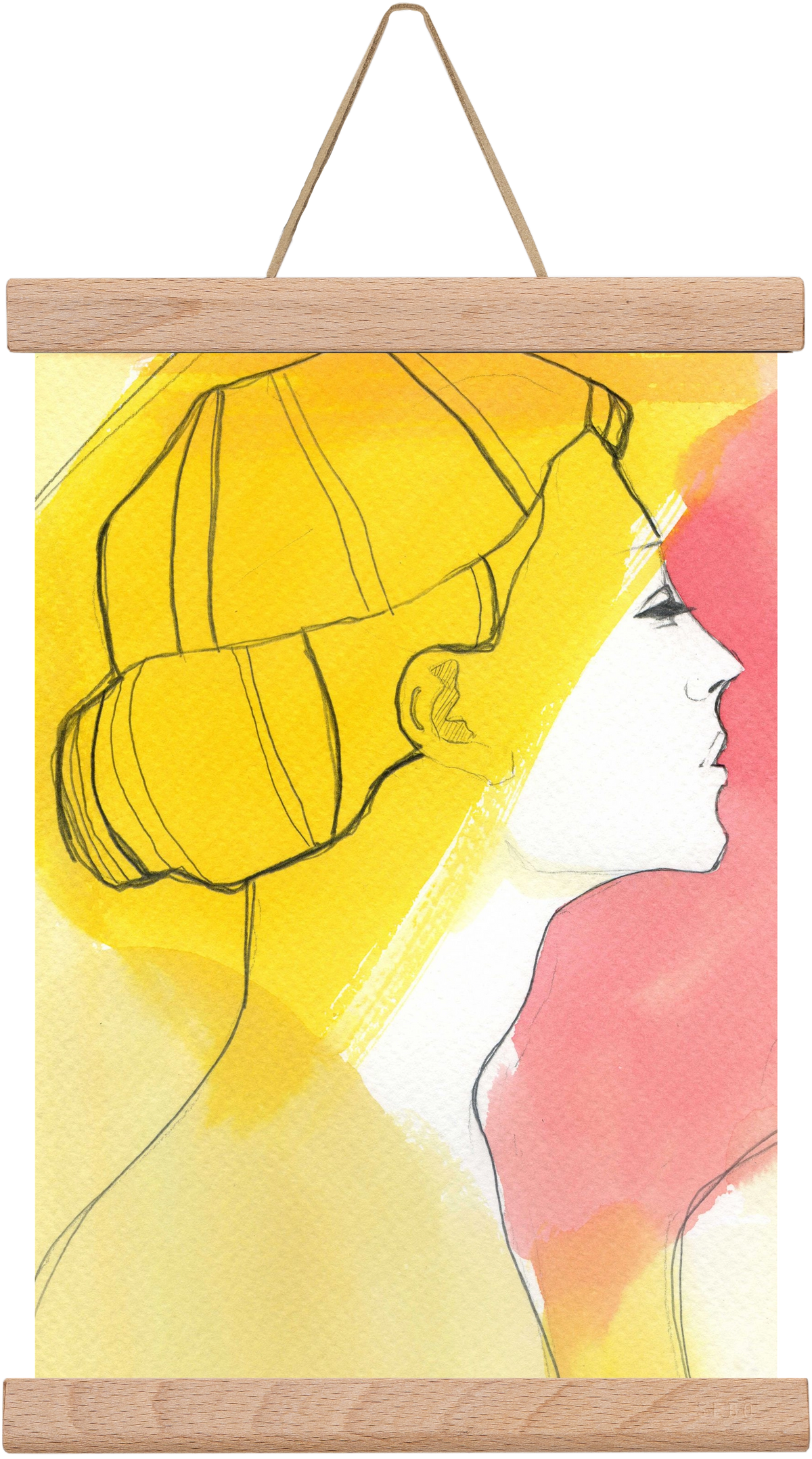 Summer, 20x30 cm (20x30 cm), Tölgy akasztó