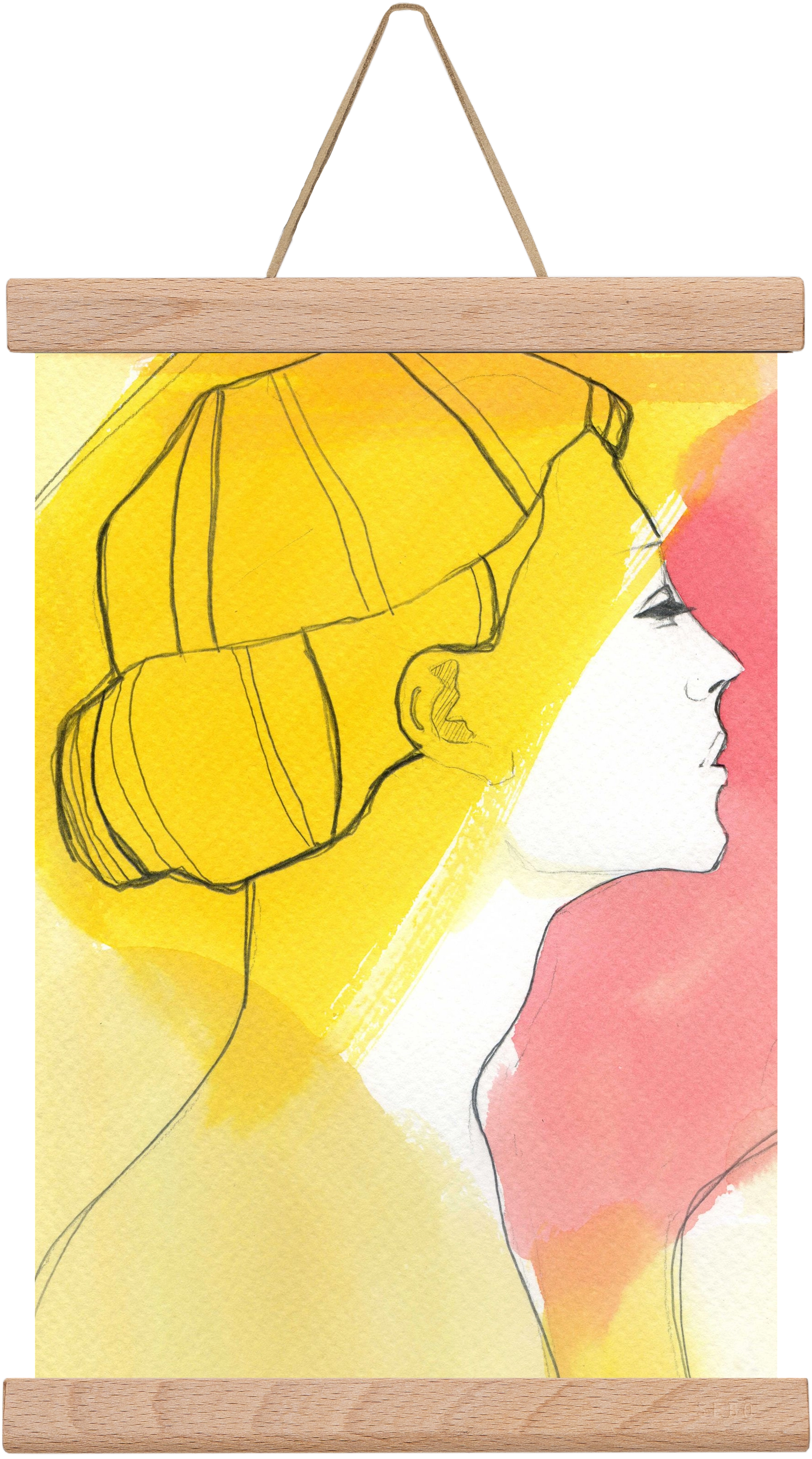 Summer, 20x30 cm (20x30 cm), Tölgy akasztó