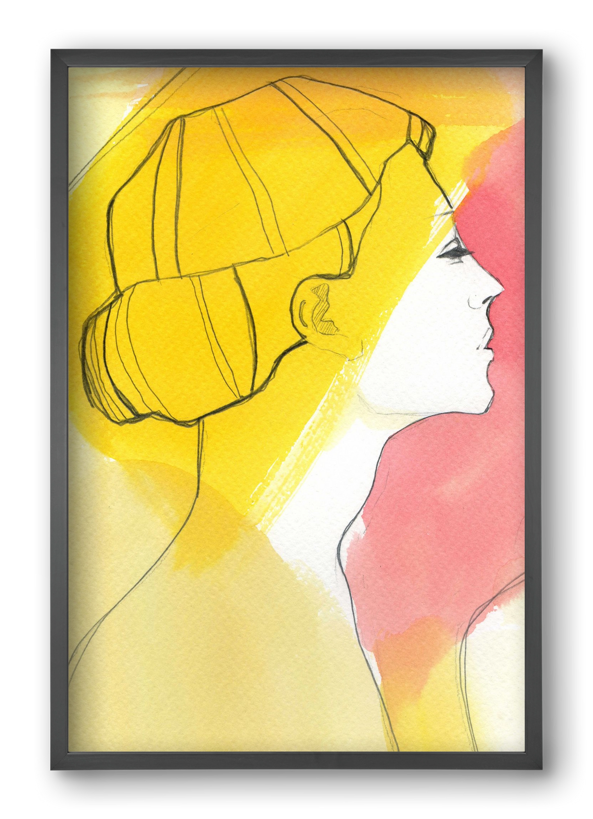 Summer, 40x60 cm (40x60 cm), Fekete keret