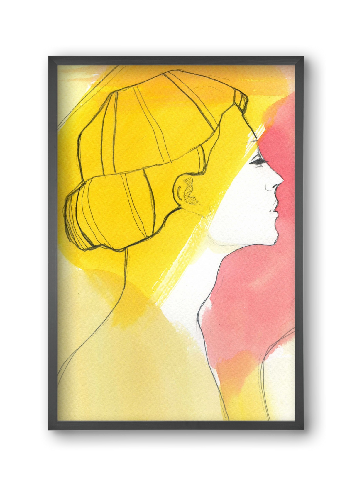 Summer, 30x45 cm (30x45 cm), Fekete keret