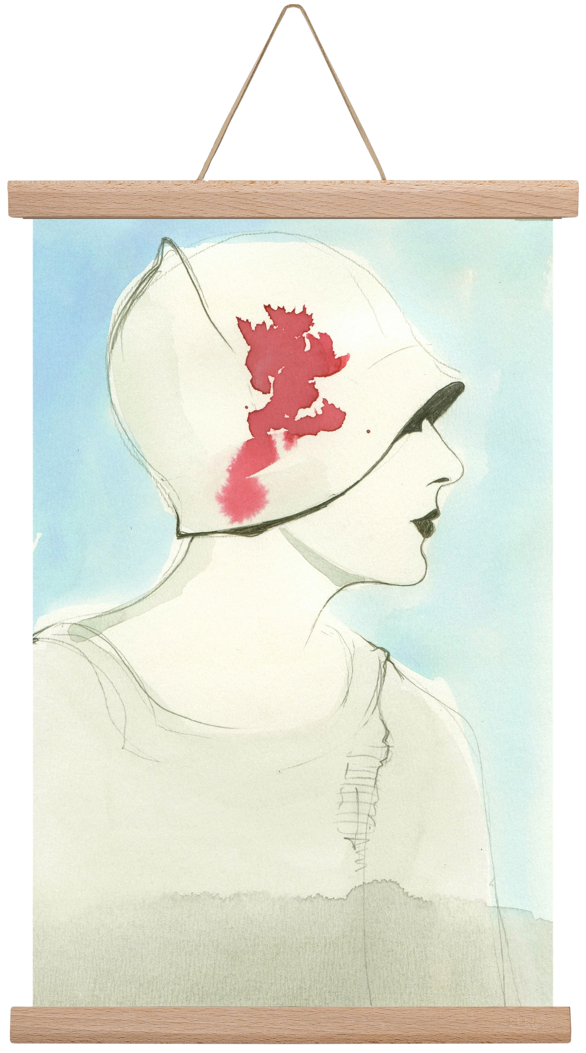 1920s, 30x45 cm (30x45 cm), Tölgy akasztó