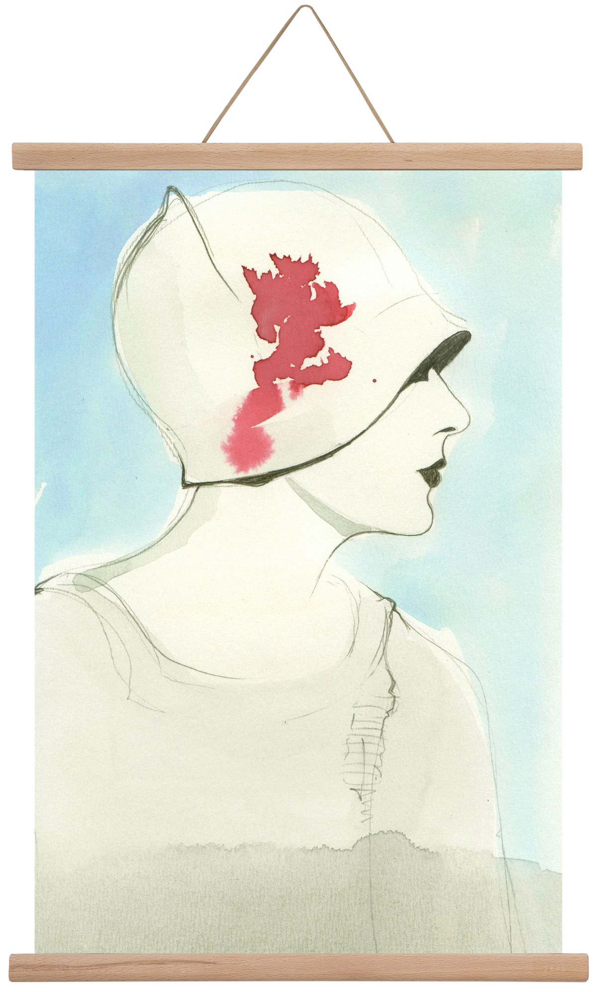 1920s, 40x60 cm (40x60 cm), Tölgy akasztó