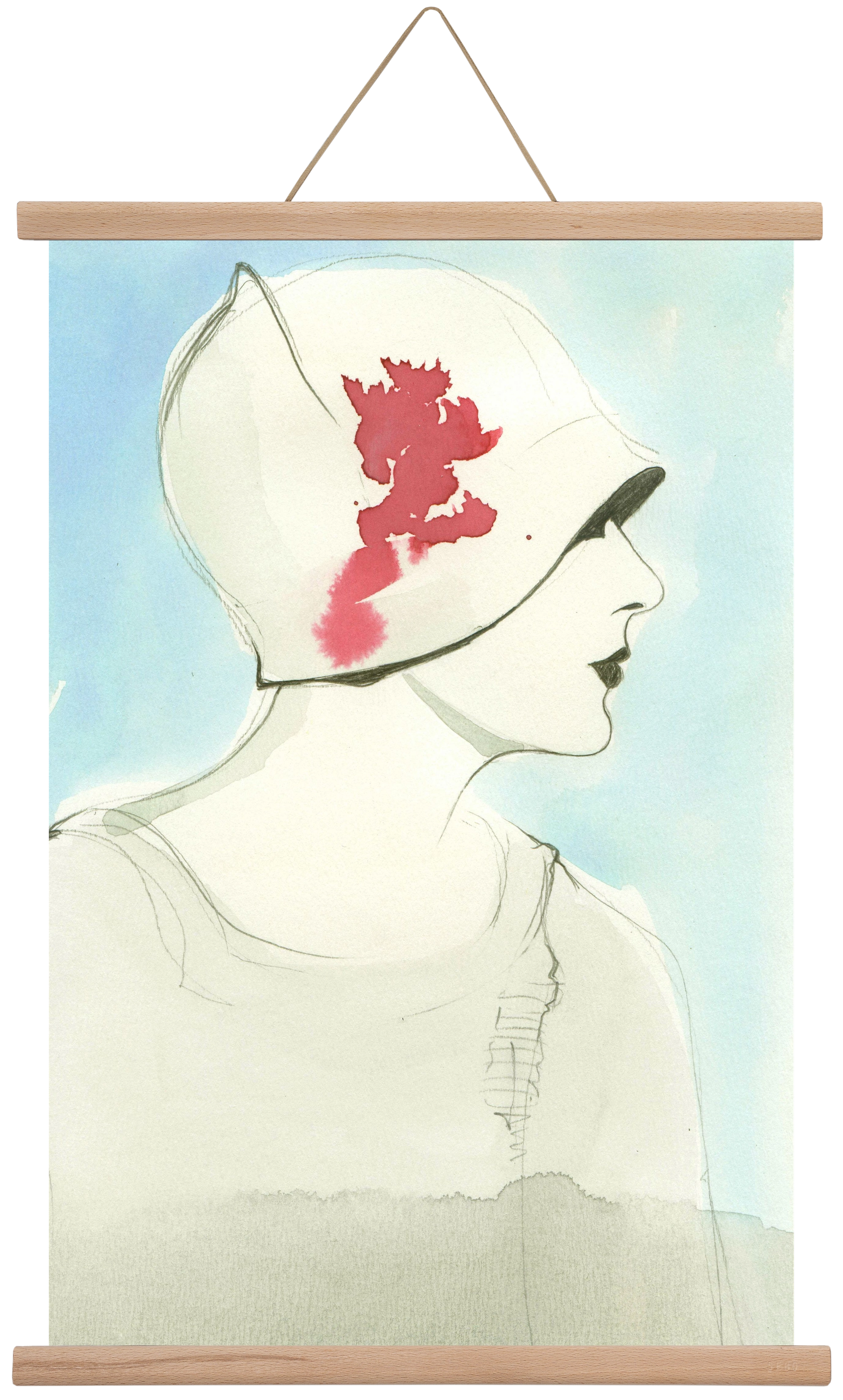 1920s, 40x60 cm (40x60 cm), Tölgy akasztó