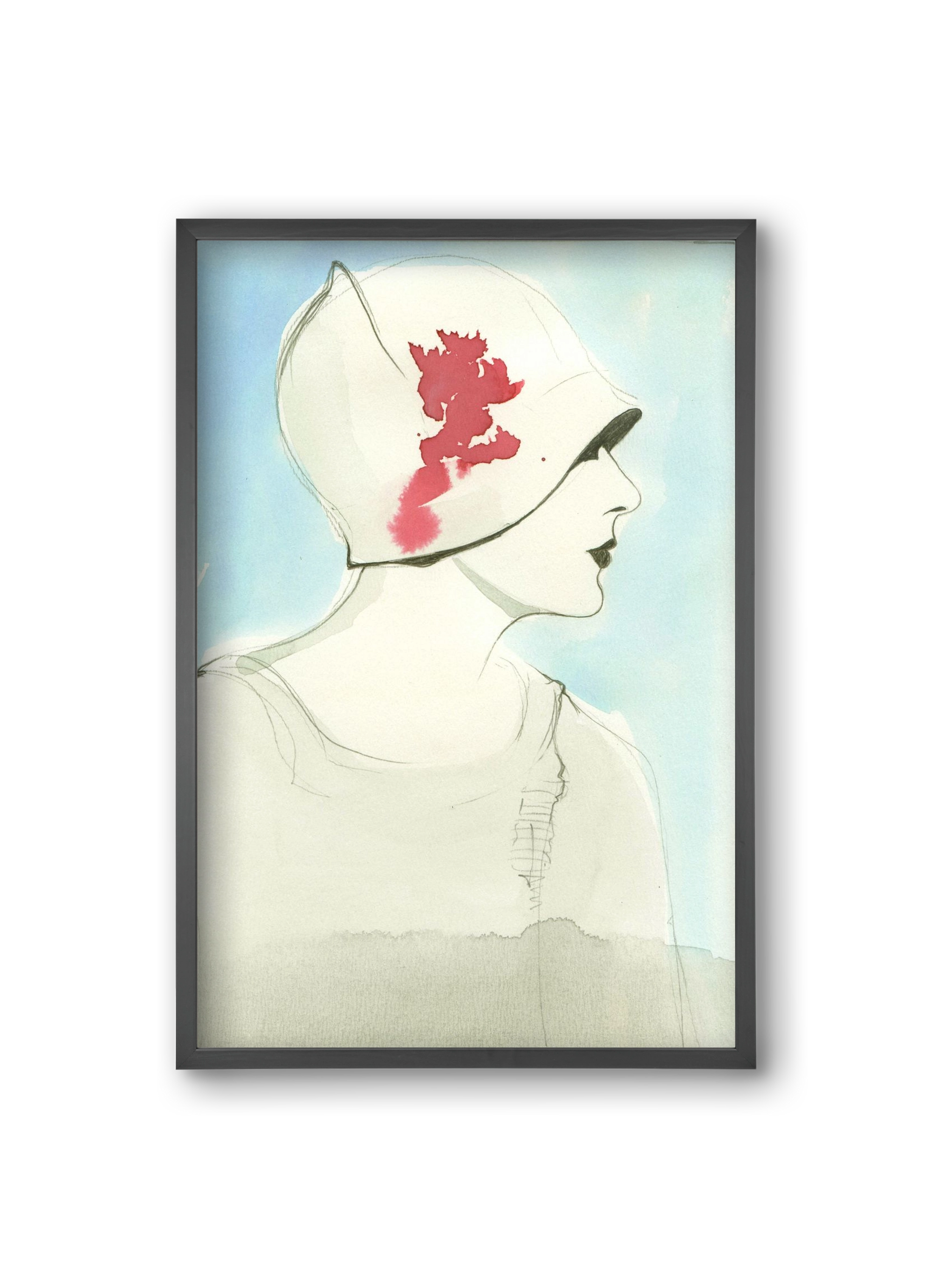 1920s, 20x30 cm (20x30 cm), Fekete keret