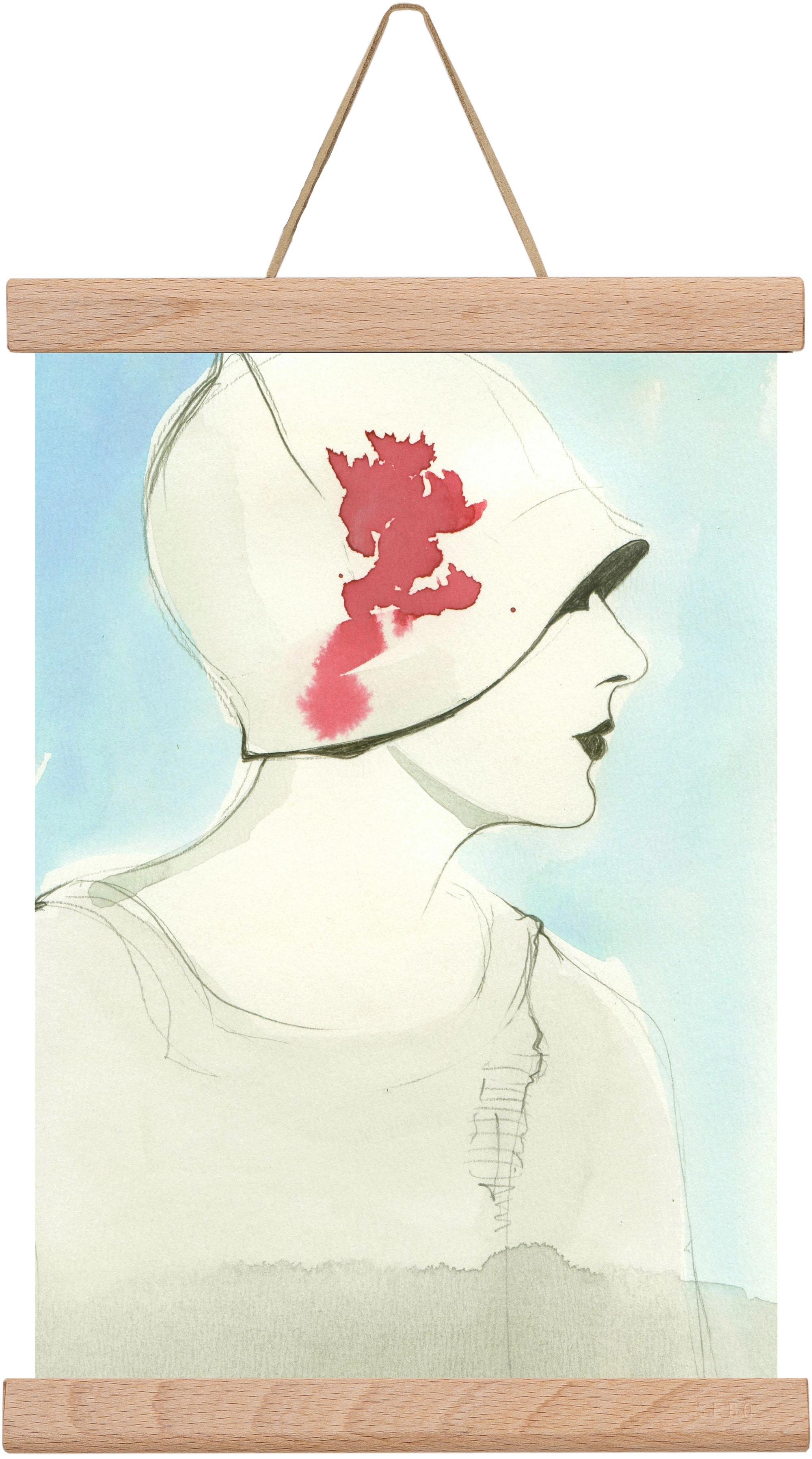 1920s, 20x30 cm (20x30 cm), Tölgy akasztó