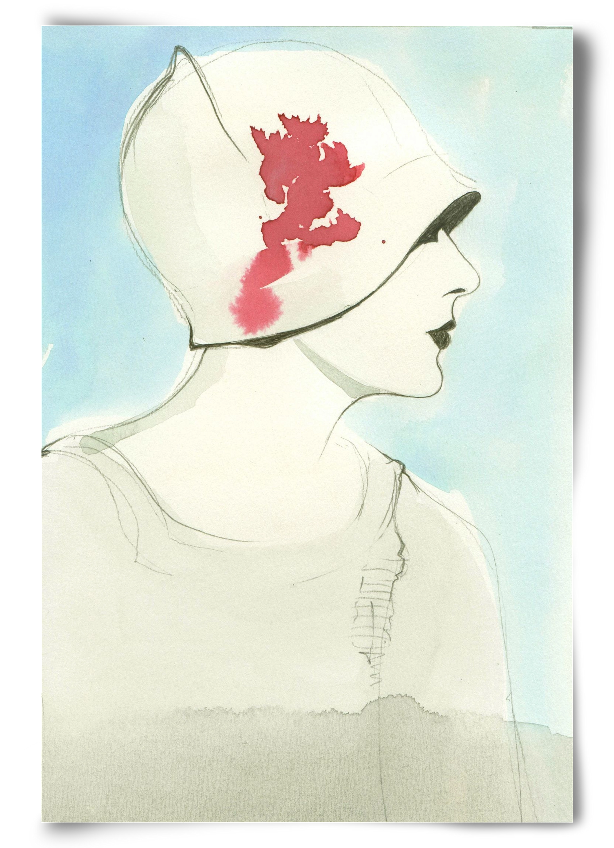 1920s, 60x90 cm, Keret nélkül