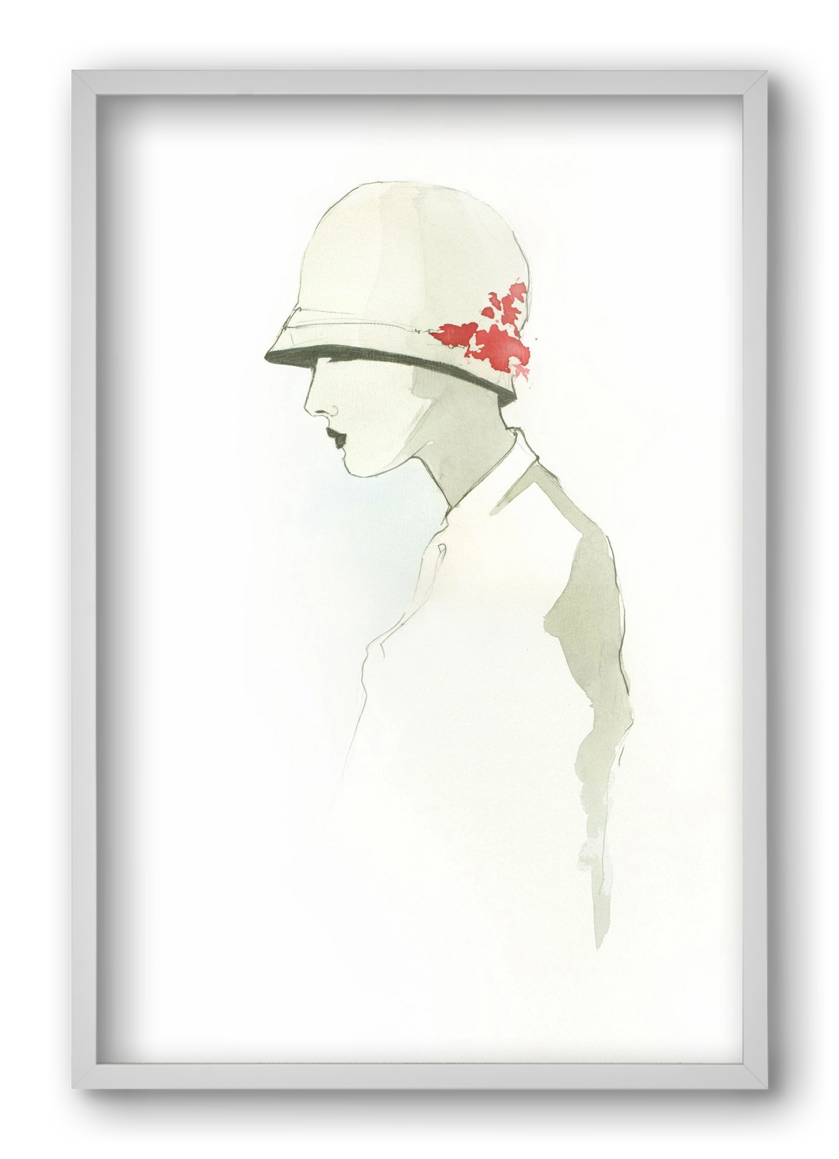 1920s, 40x60 cm (40x60 cm), Fehér keret