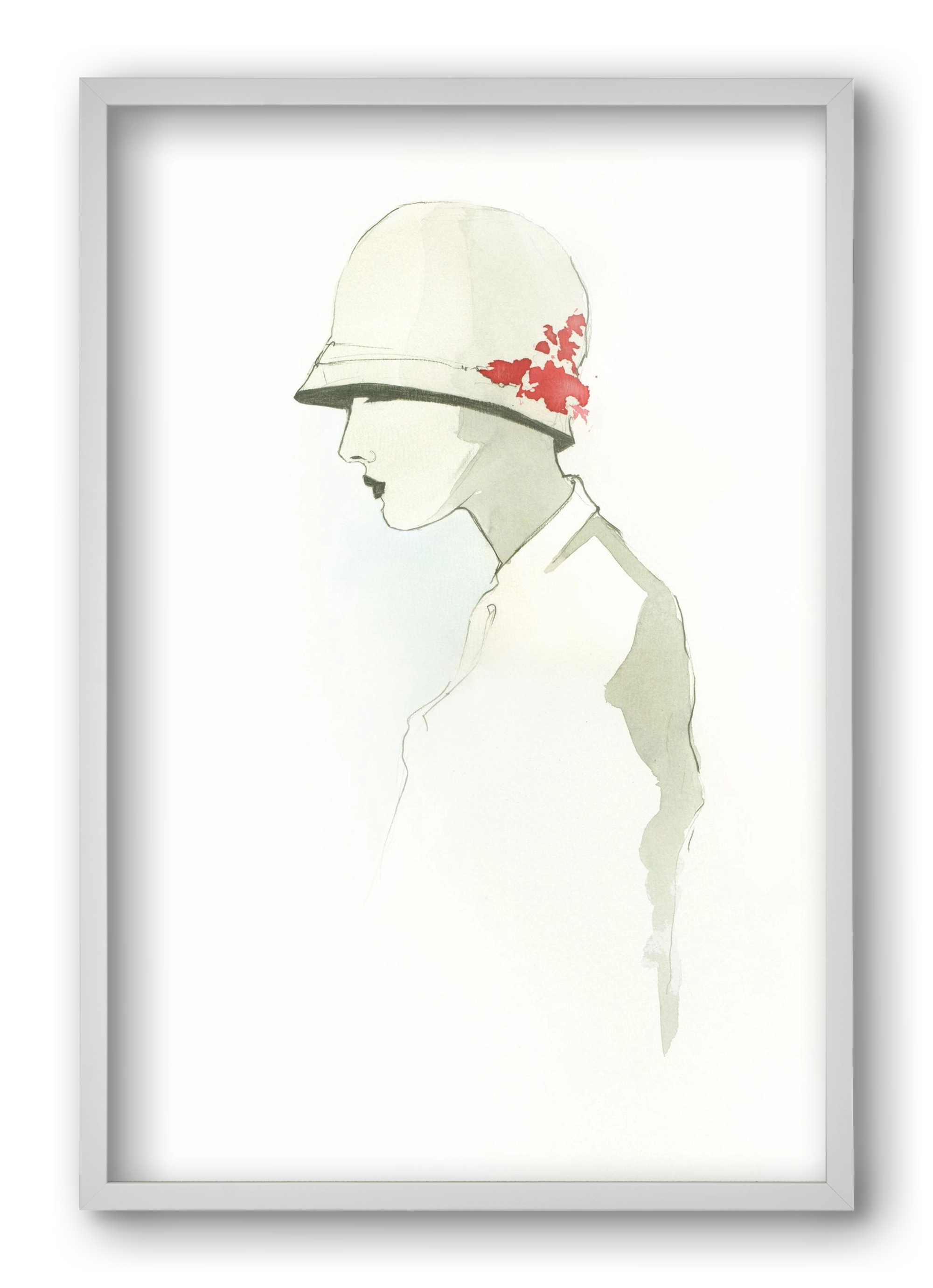 1920s, 40x60 cm (40x60 cm), Fehér keret