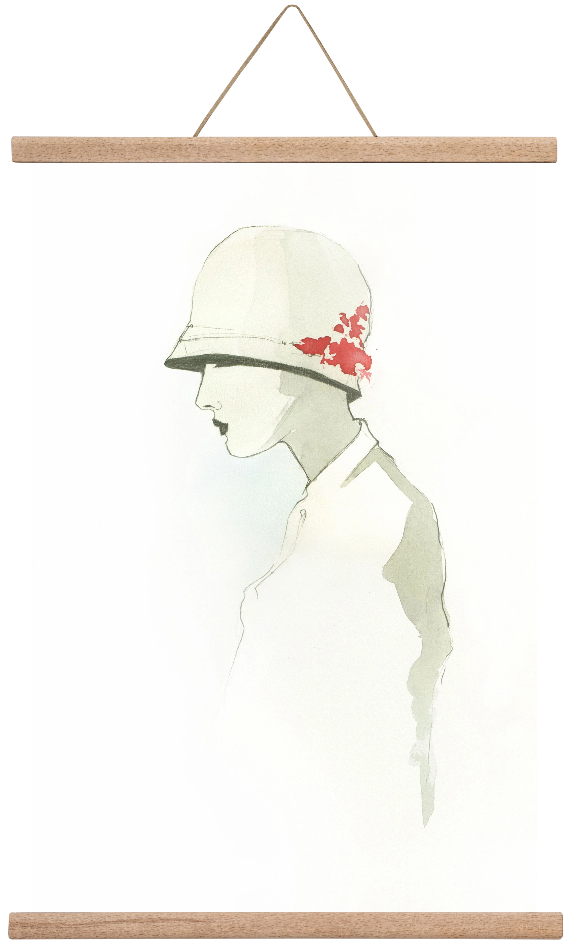 1920s, 40x60 cm (40x60 cm), Tölgy akasztó