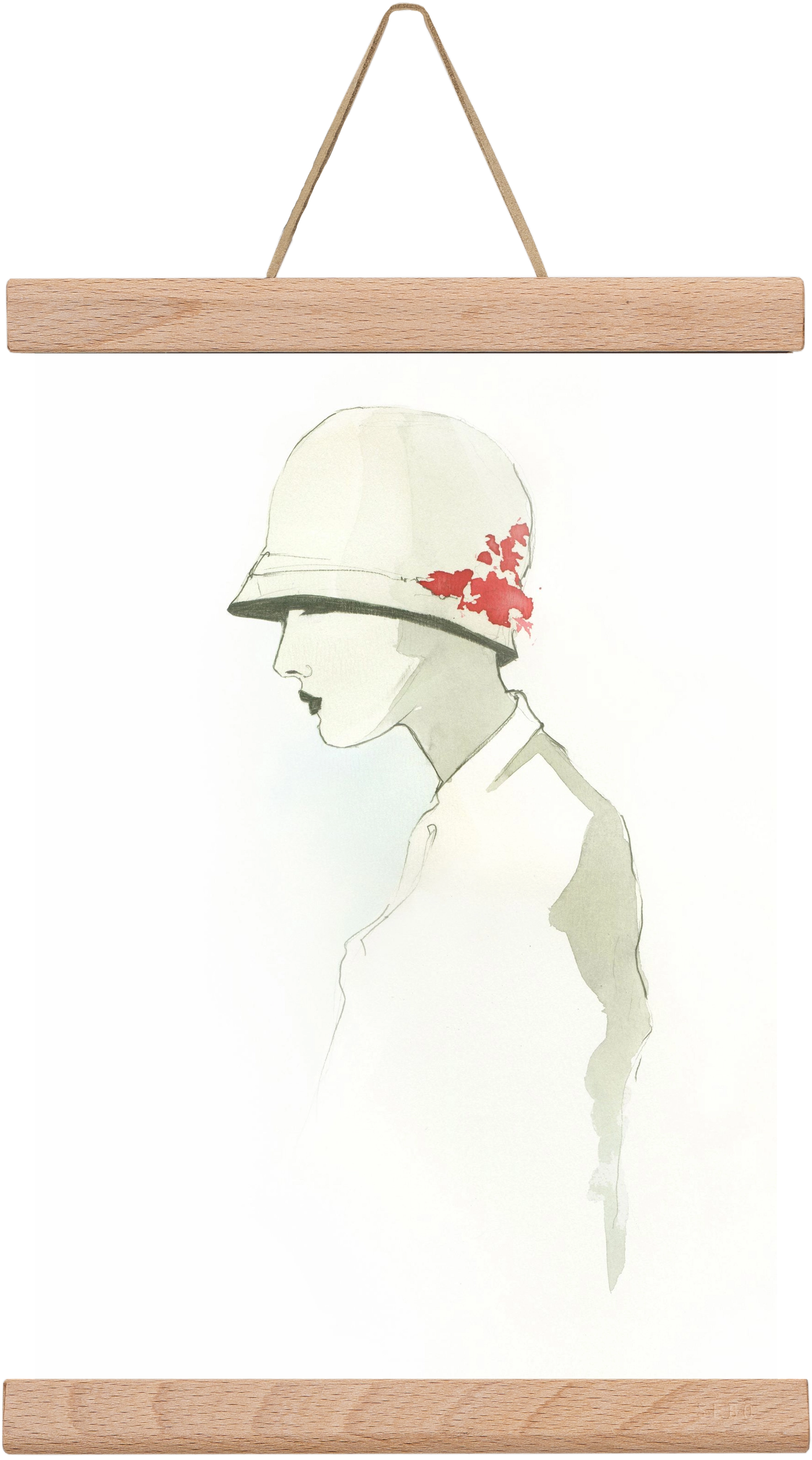 1920s, 20x30 cm (20x30 cm), Tölgy akasztó