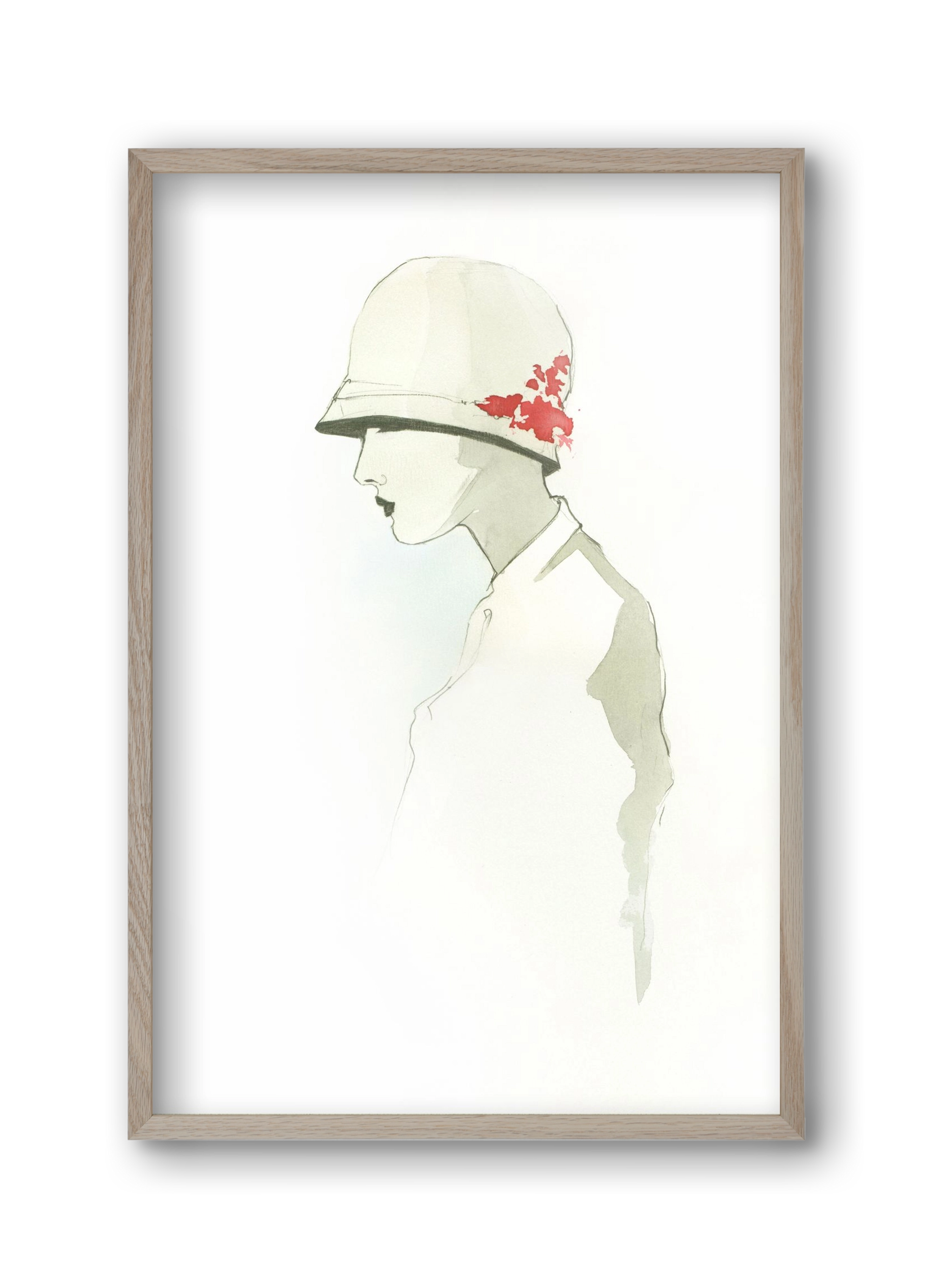 1920s, 30x45 cm (30x45 cm), Tölgy keret