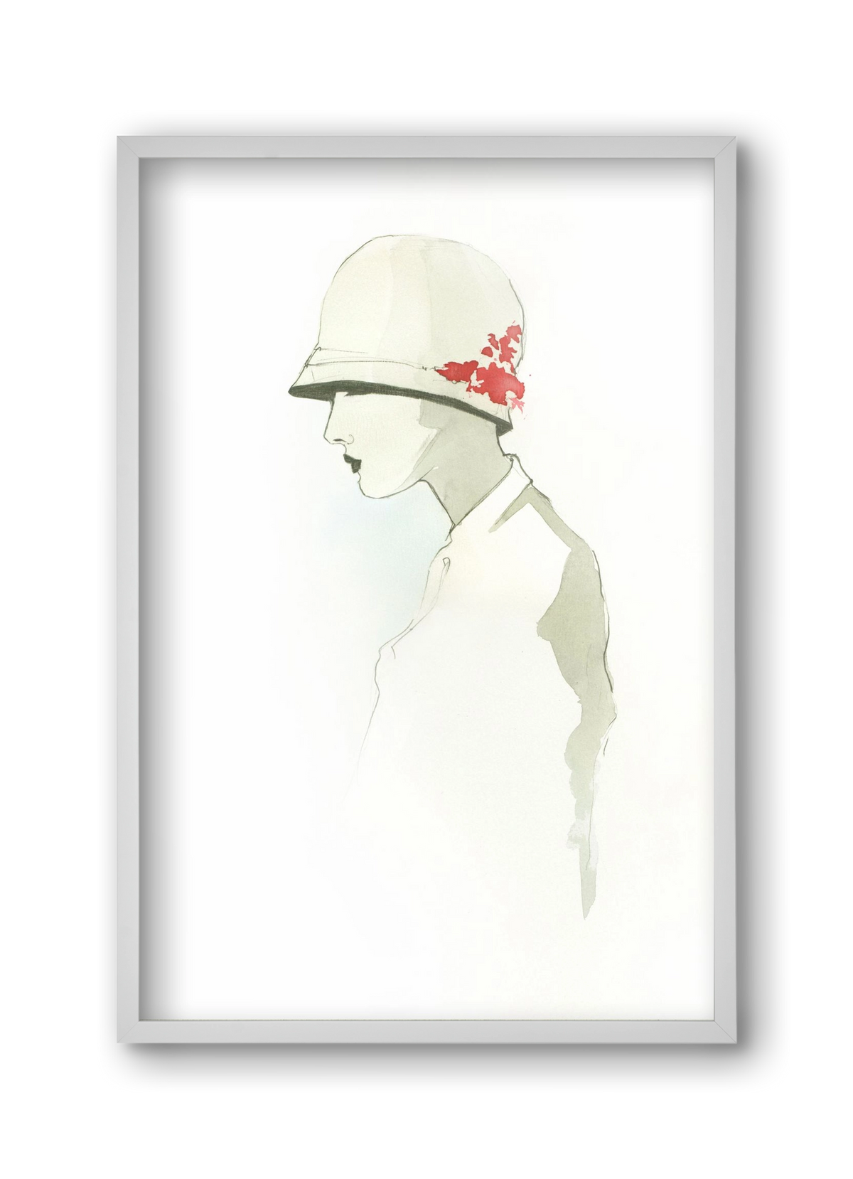 1920s, 30x45 cm (30x45 cm), Fehér keret