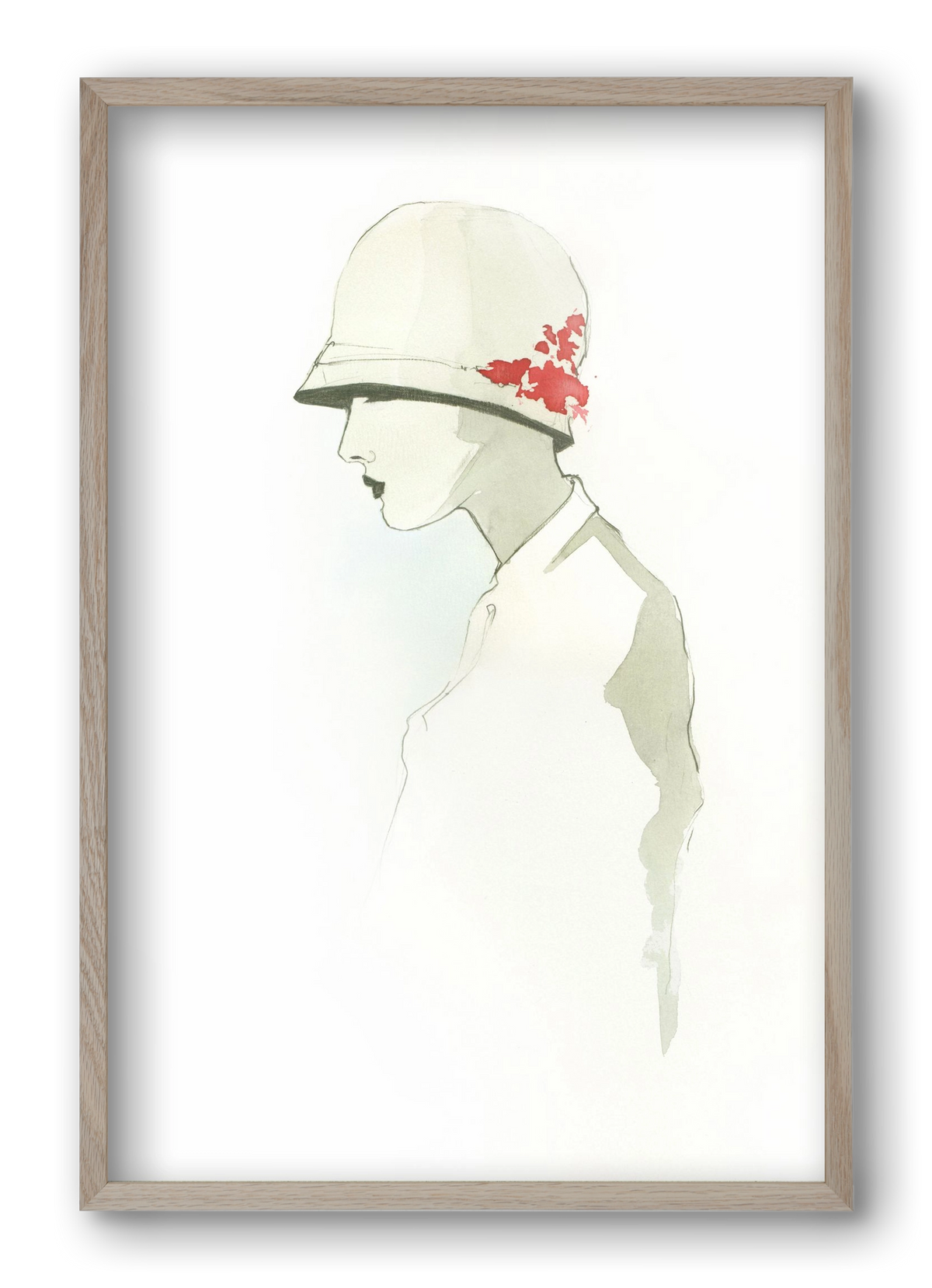 1920s, 40x60 cm (40x60 cm), Tölgy keret