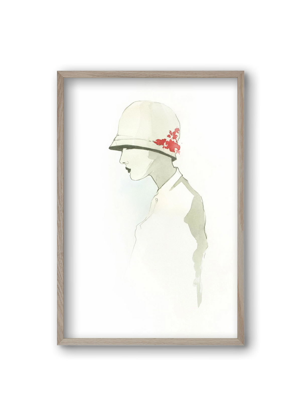 1920s, 20x30 cm (20x30 cm), Tölgy keret