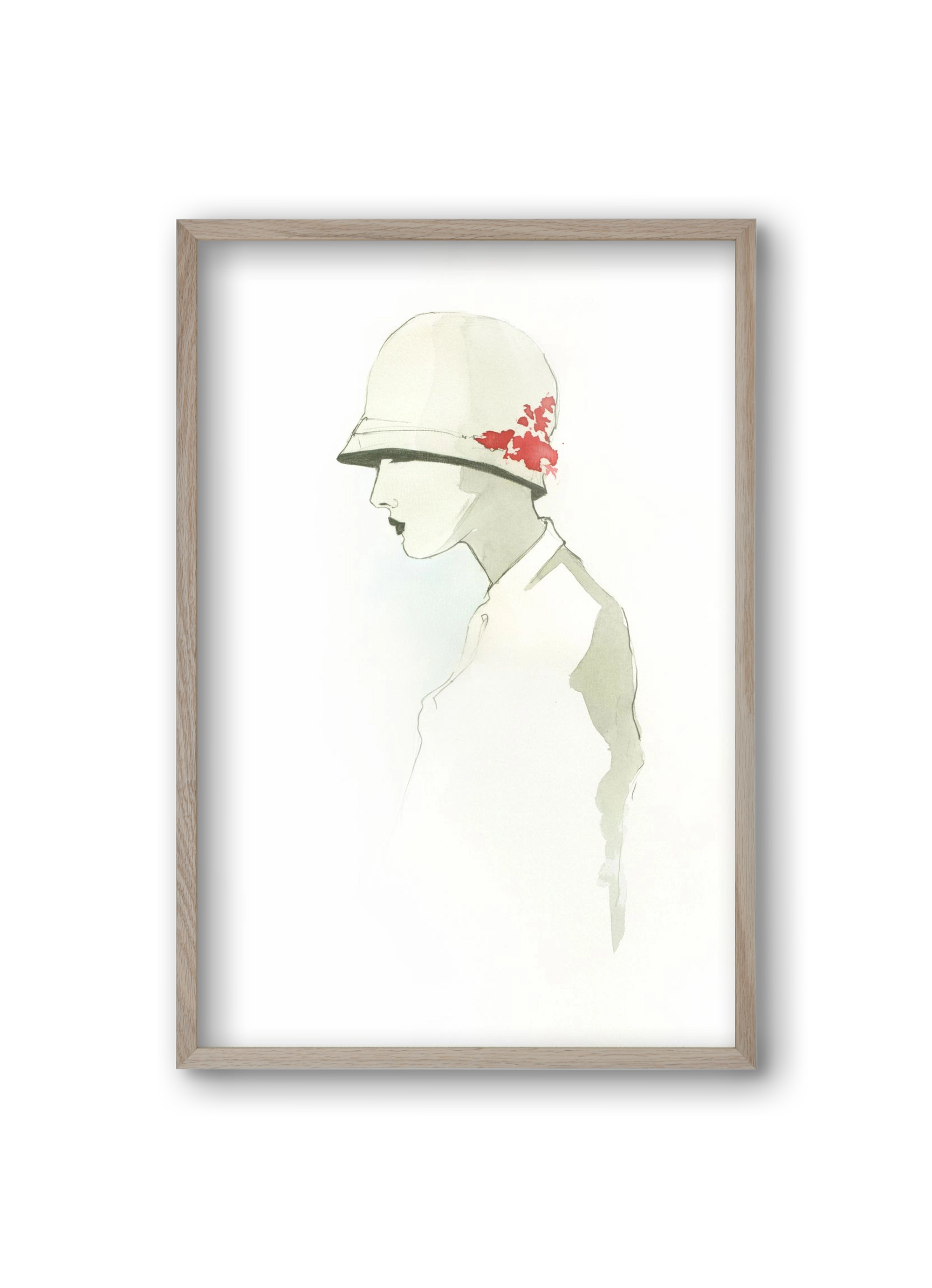 1920s, 20x30 cm (20x30 cm), Tölgy keret