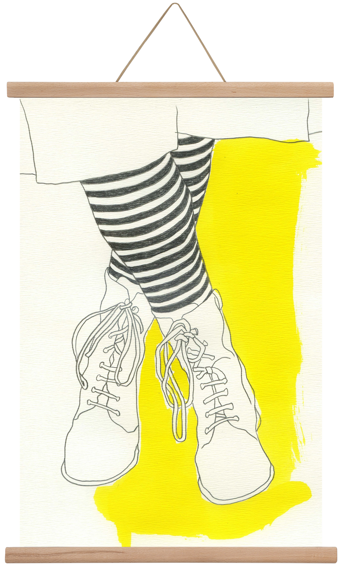 Stripes, 40x60 cm (40x60 cm), Tölgy akasztó