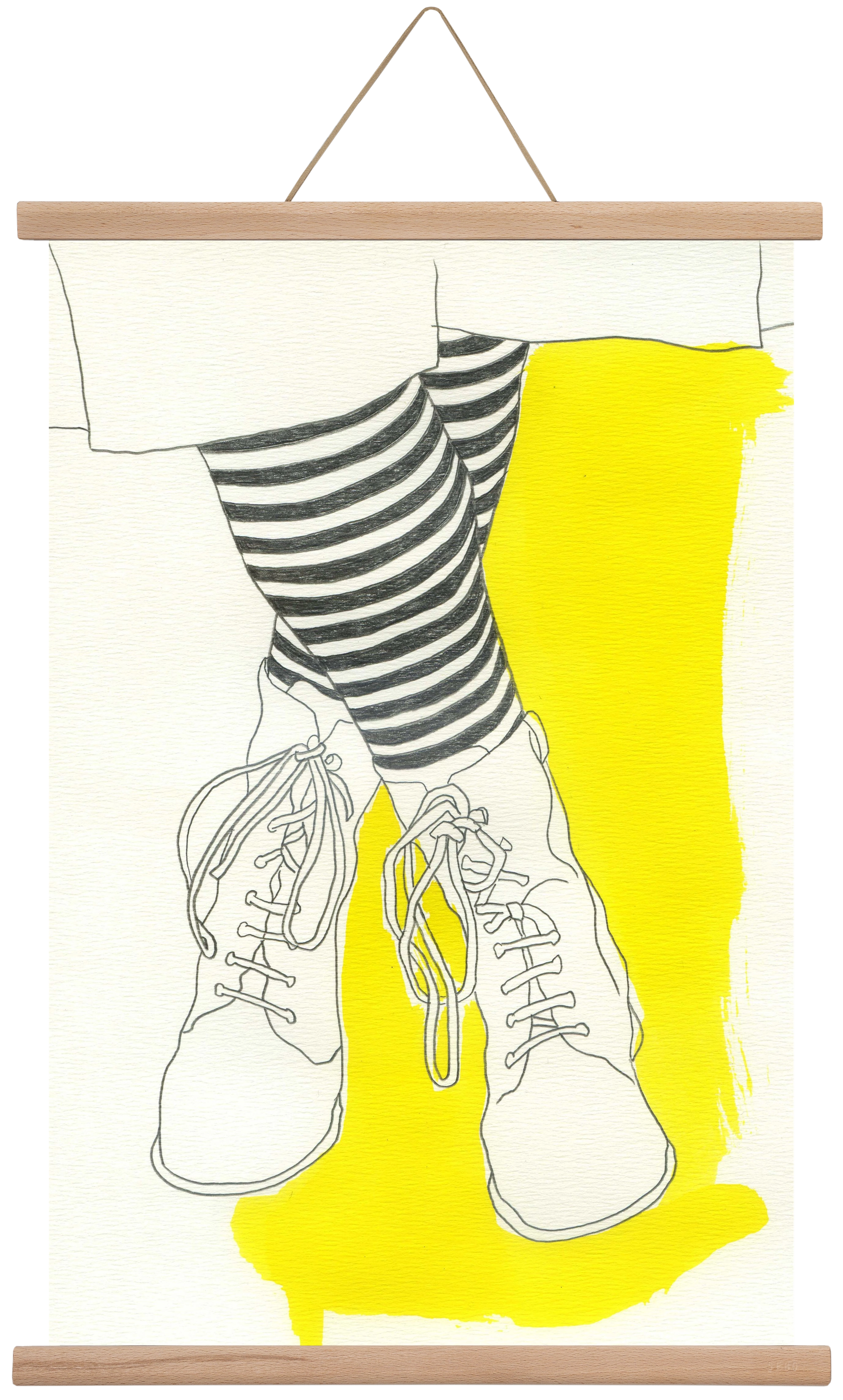 Stripes, 40x60 cm (40x60 cm), Tölgy akasztó