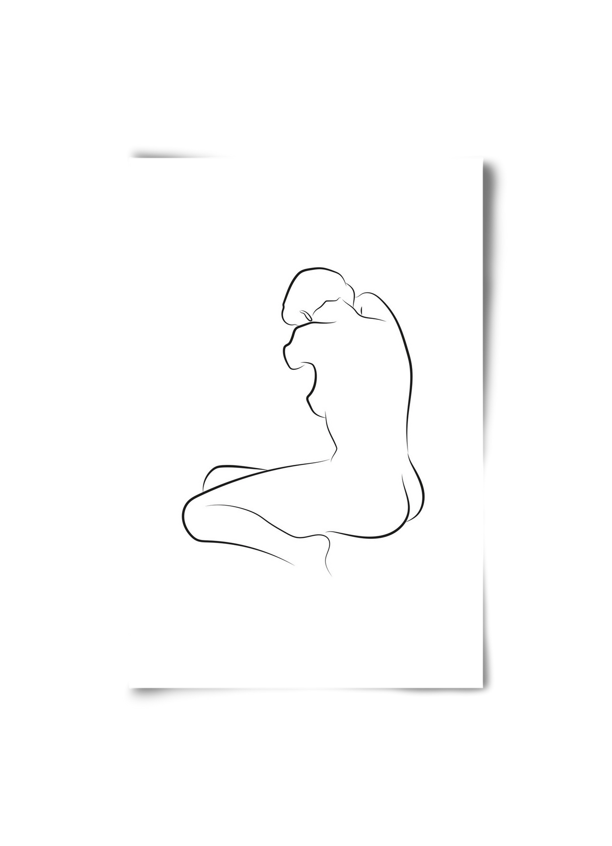 Akt 2, 20x30 cm, Keret nélkül