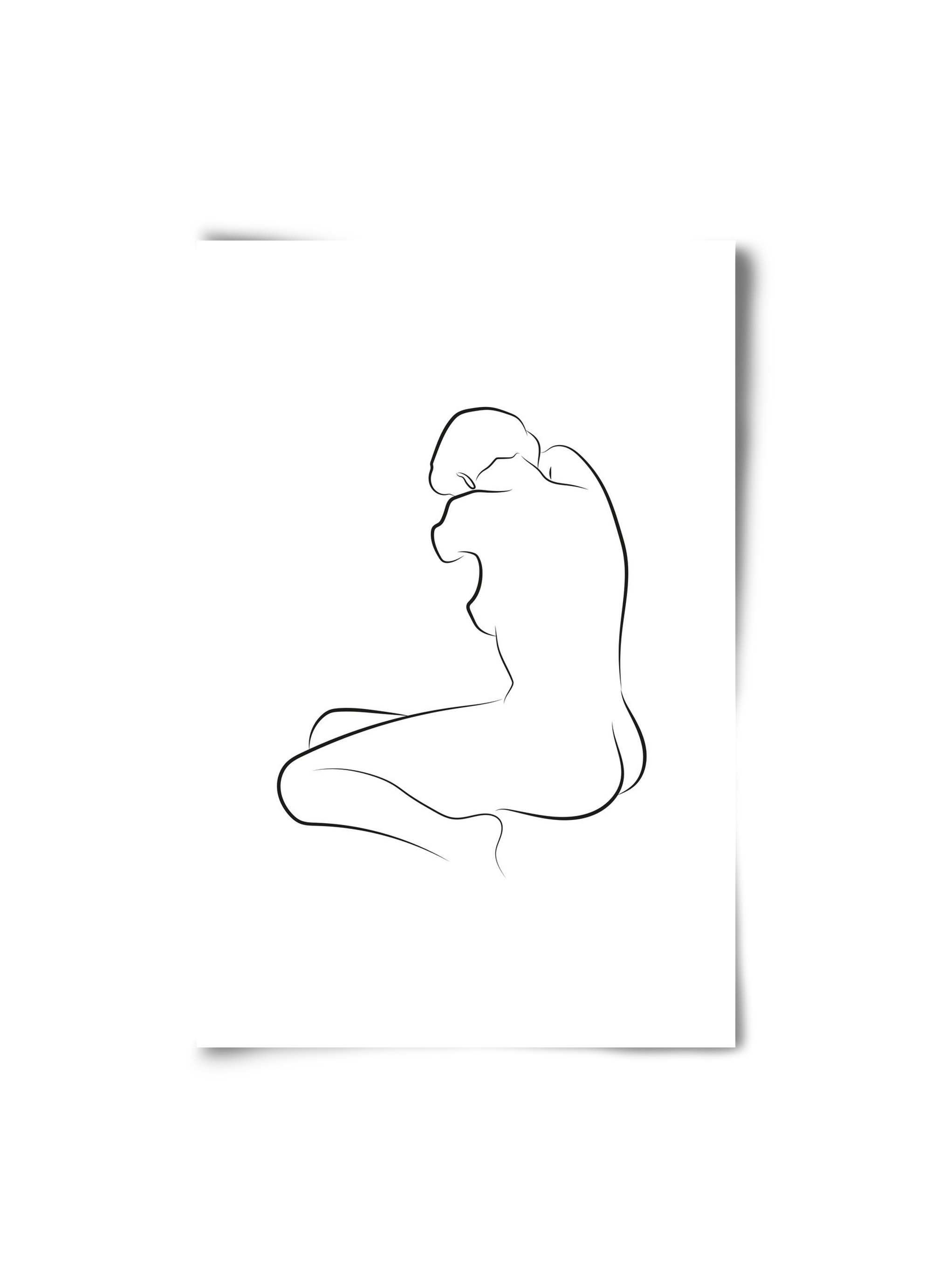 Akt 2, 20x30 cm, Keret nélkül