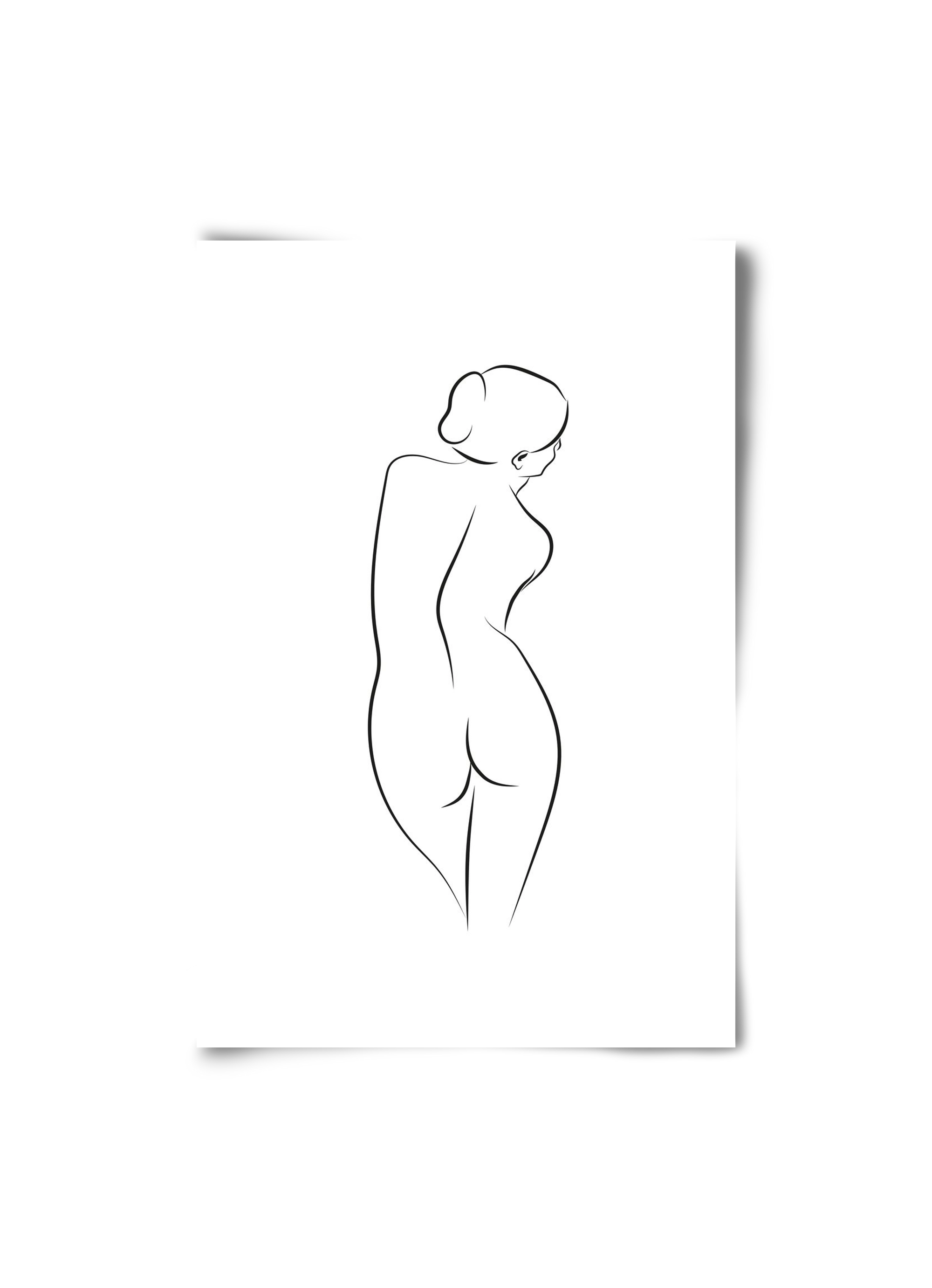 Akt 1, 20x30 cm, Keret nélkül